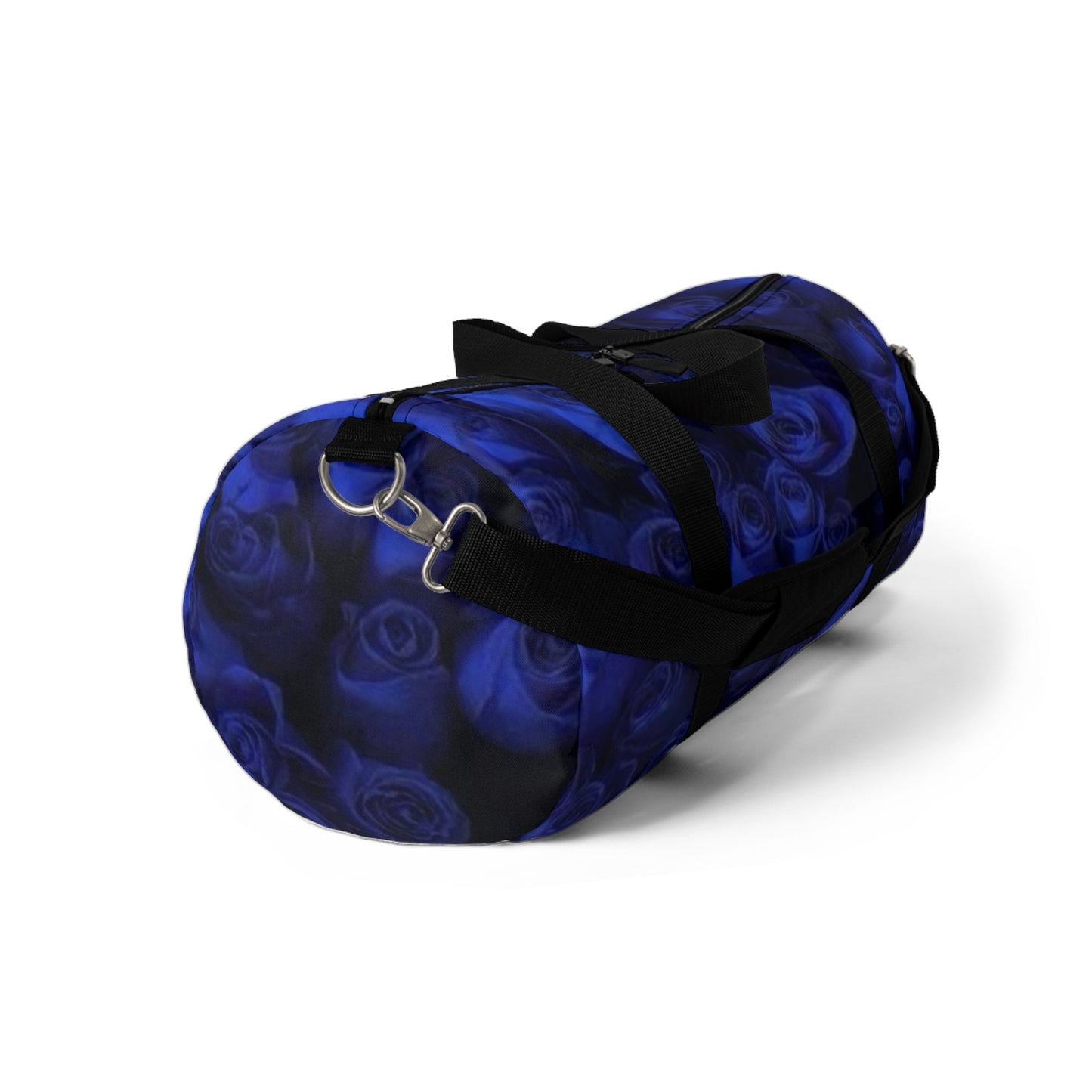 Dark Blue Roses Duffel Bag