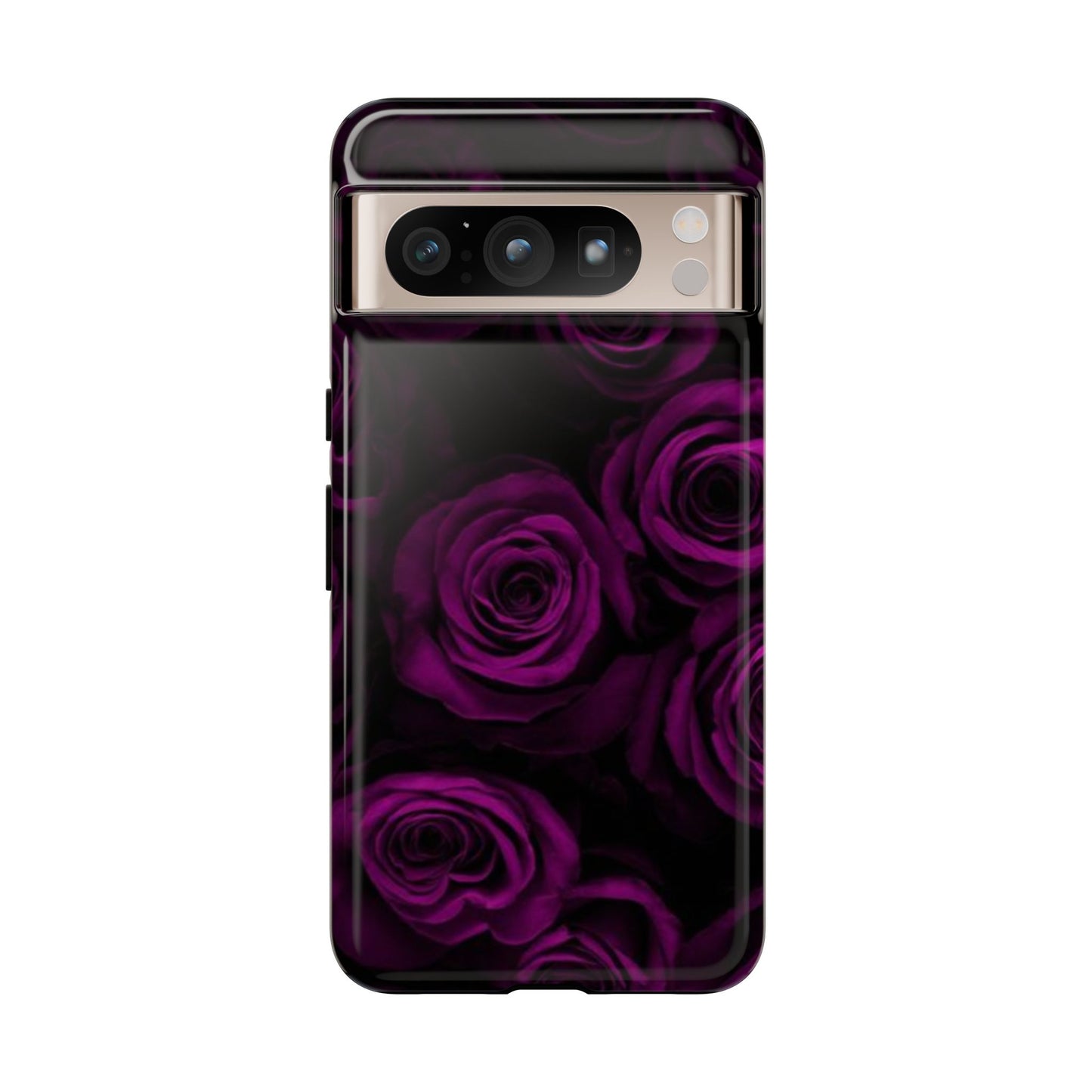 Dark Purple Roses Phone Tough Case