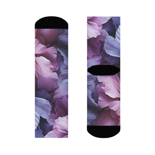 Floral Flow Crew Socks