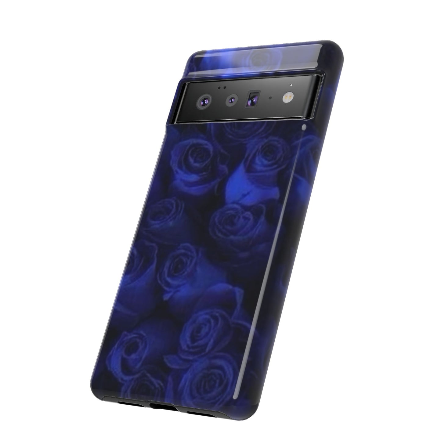 Dark Blue Roses Tough Phone Case