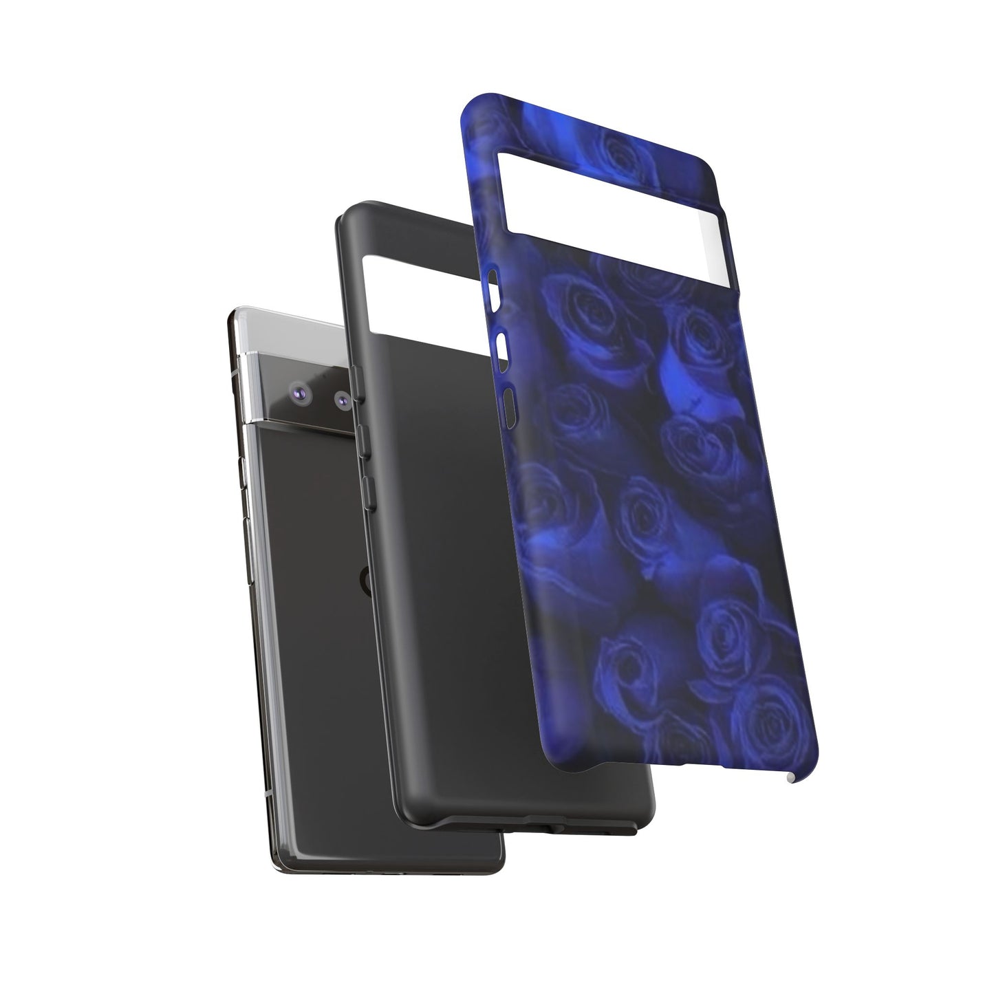 Dark Blue Roses Tough Phone Case
