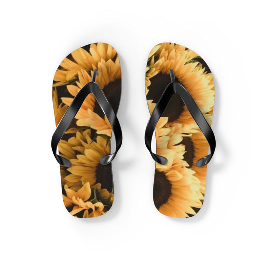 Sunflower Flip Flops