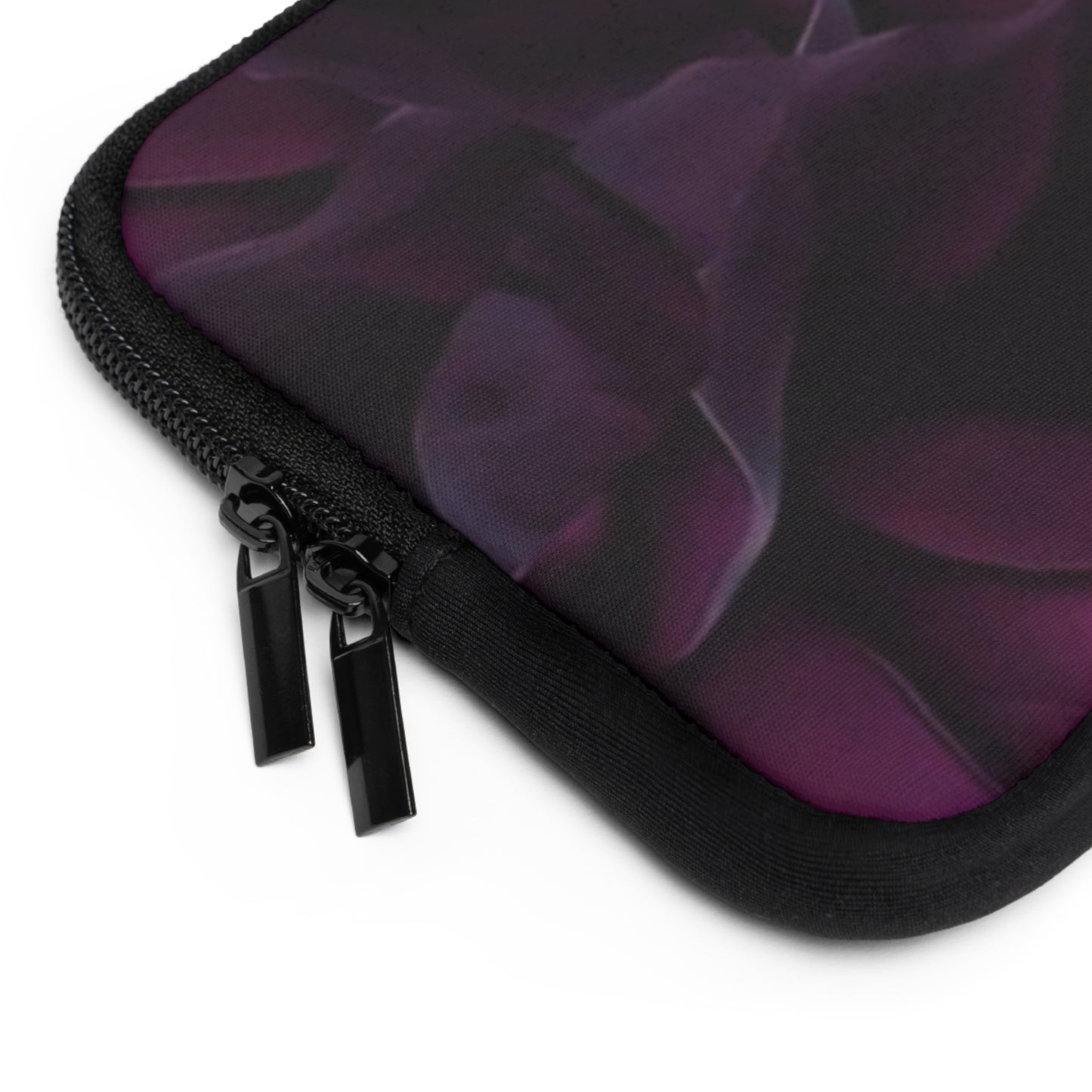 Dark Purple Floral Laptop Sleeve