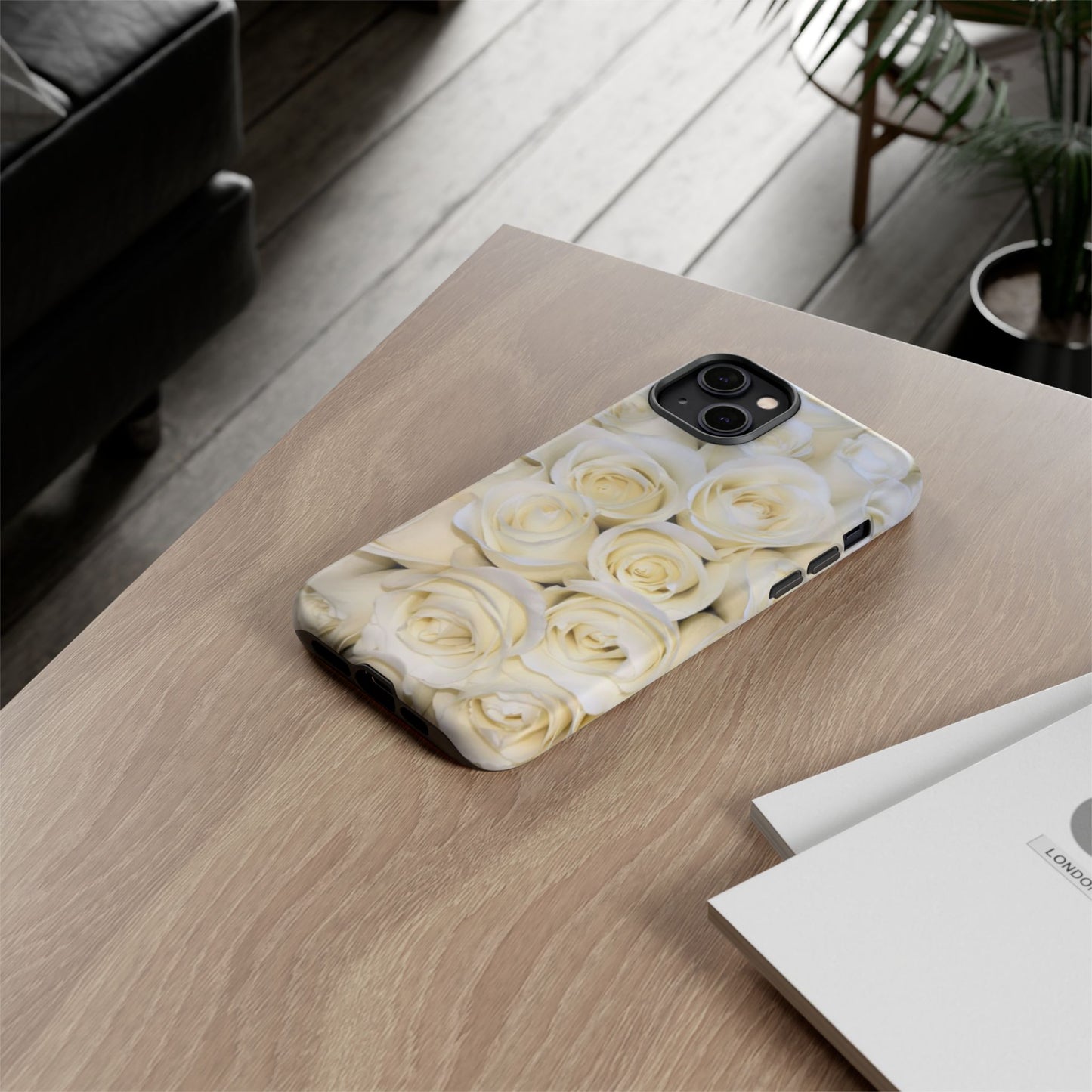 White Roses Tough Phone Case