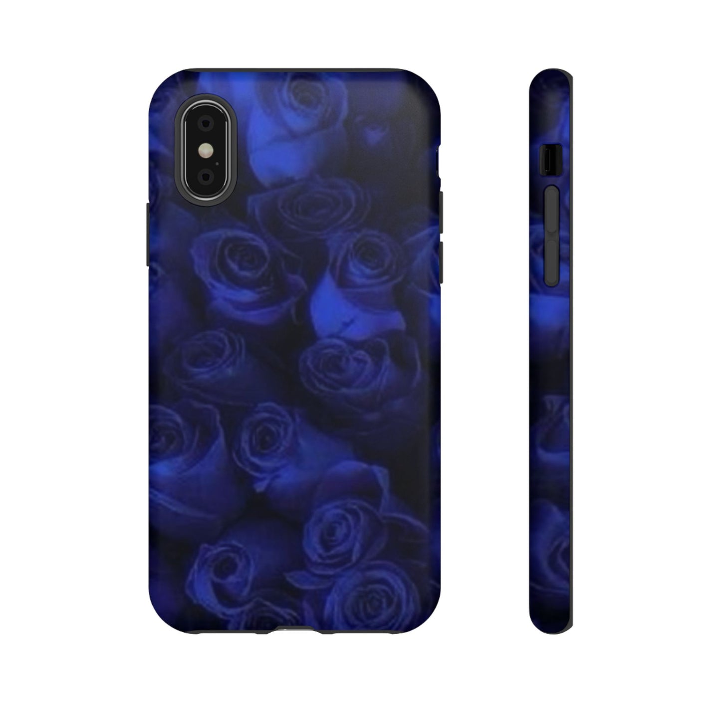 Dark Blue Roses Tough Phone Case