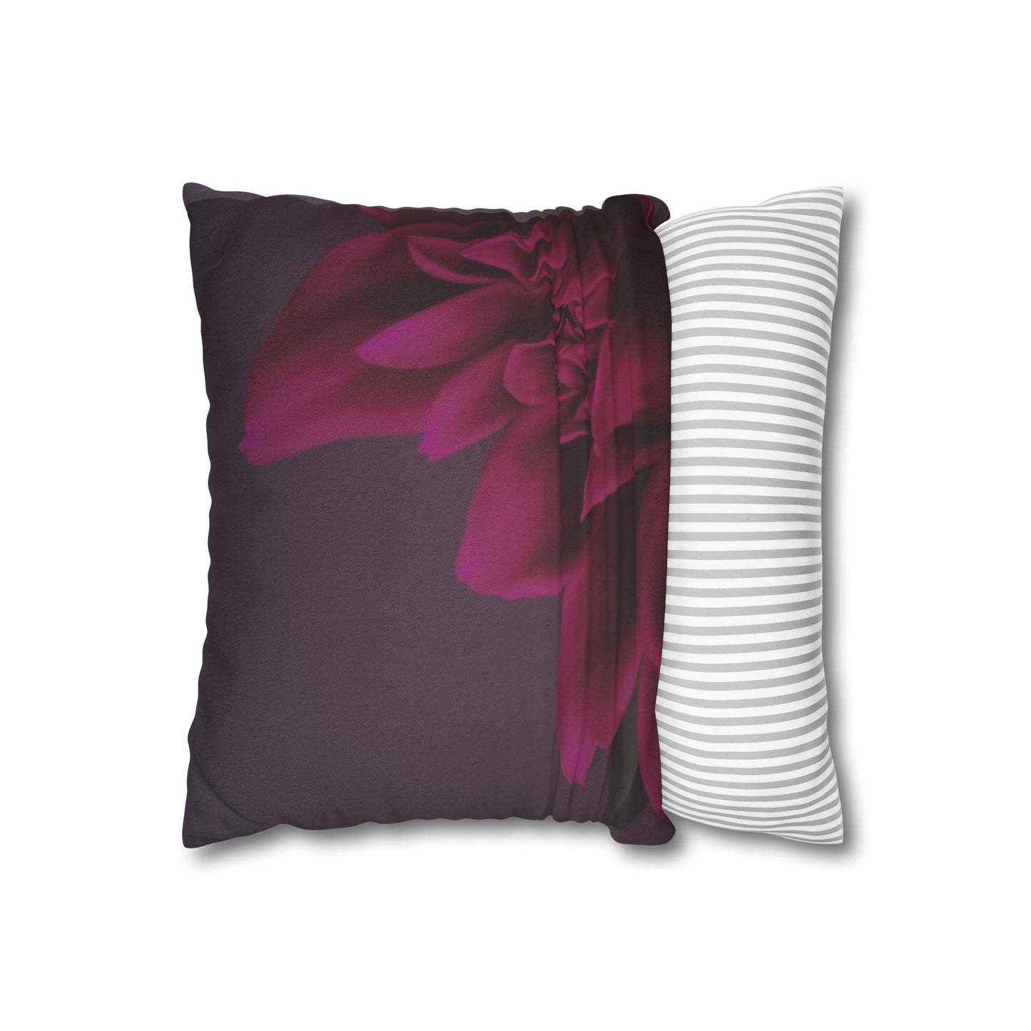 Magenta Dahlia Square Pillowcase