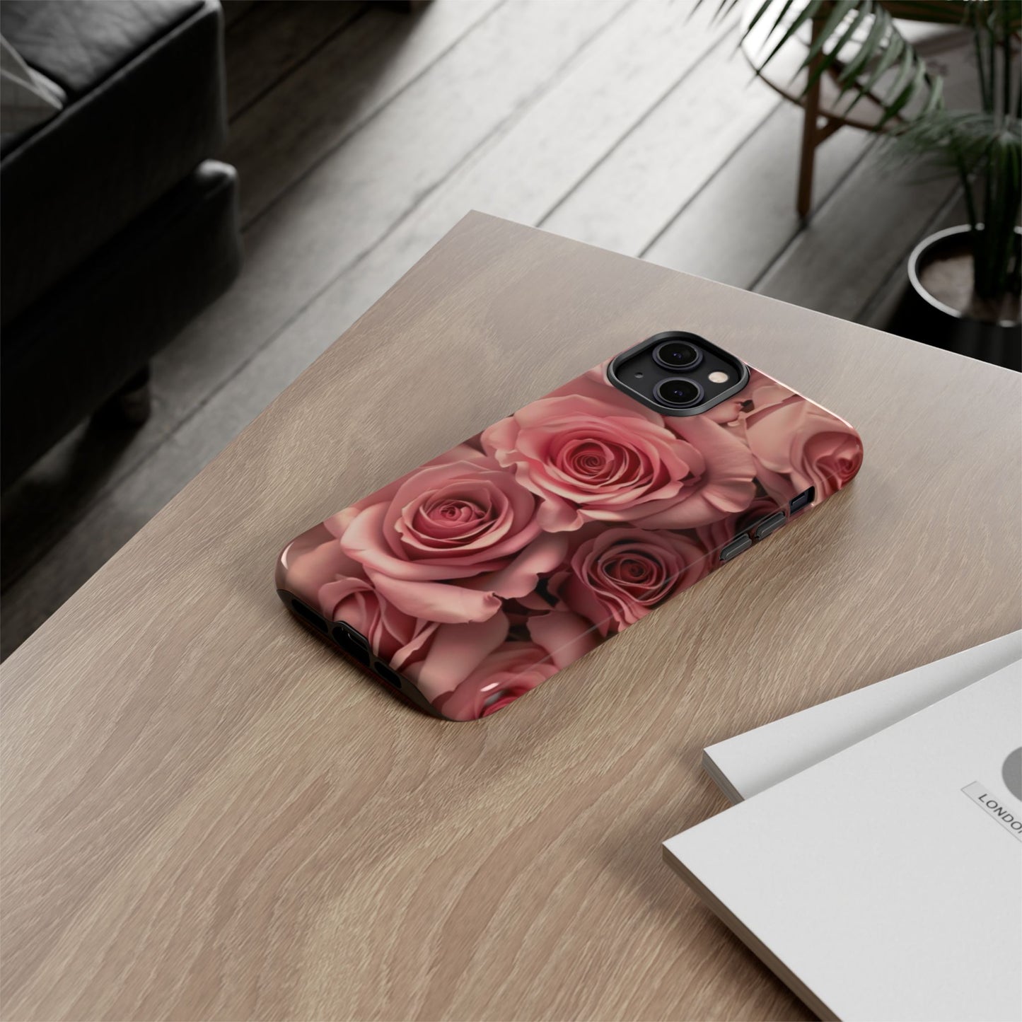 Pink Roses Tough Phone Case