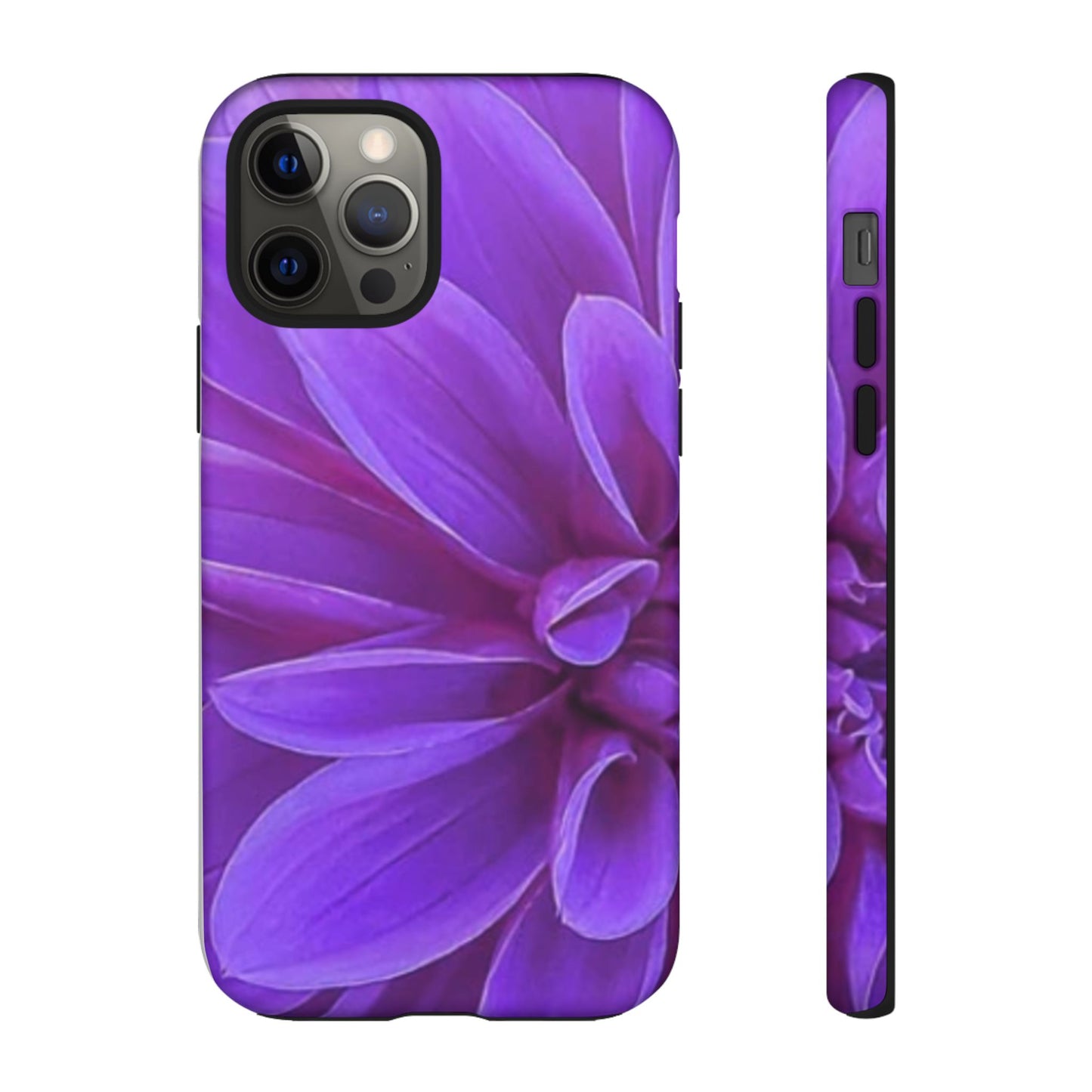 Purple Dahlia Tough Phone Case