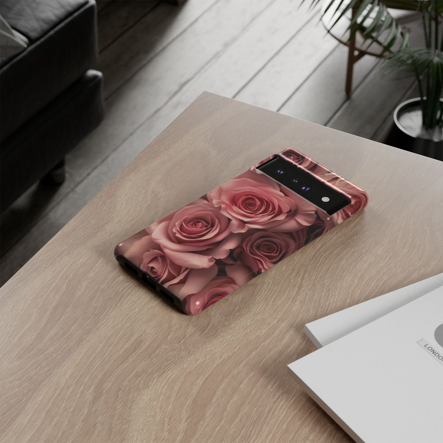 Pink Roses Tough Phone Case