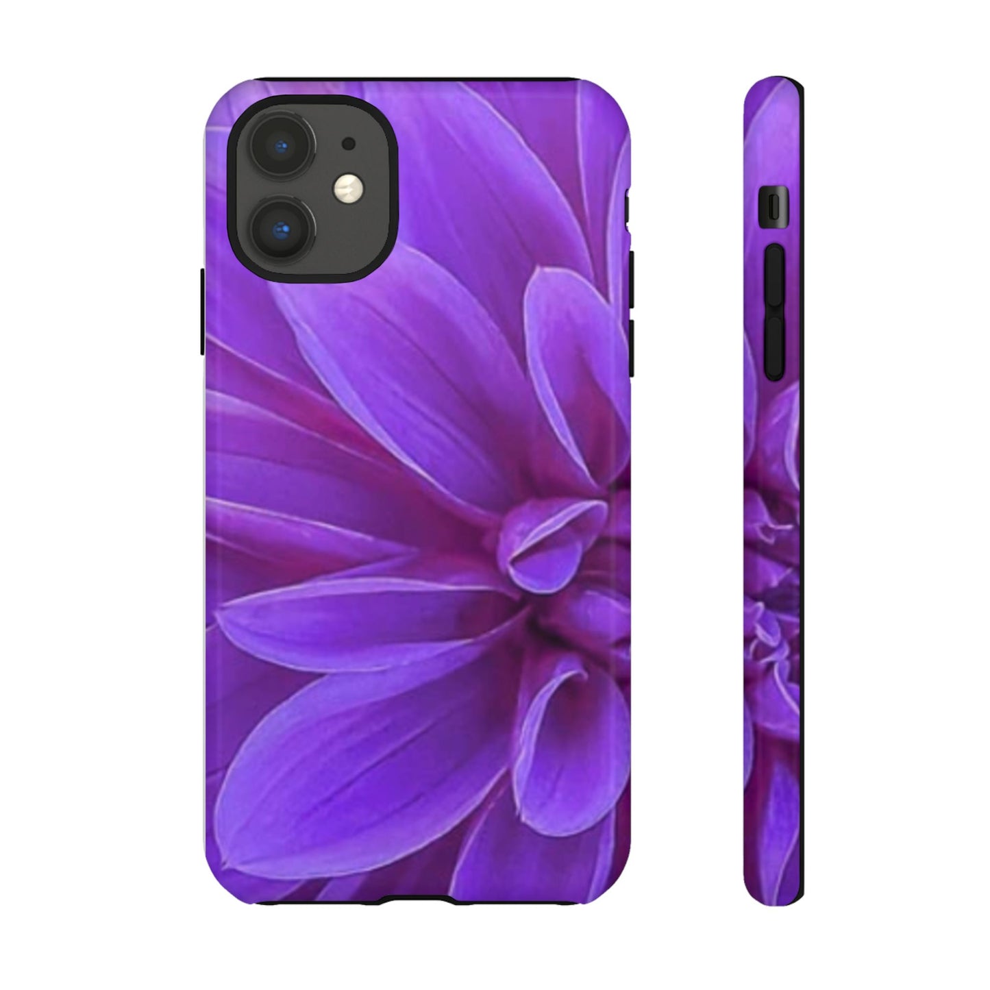 Purple Dahlia Tough Phone Case