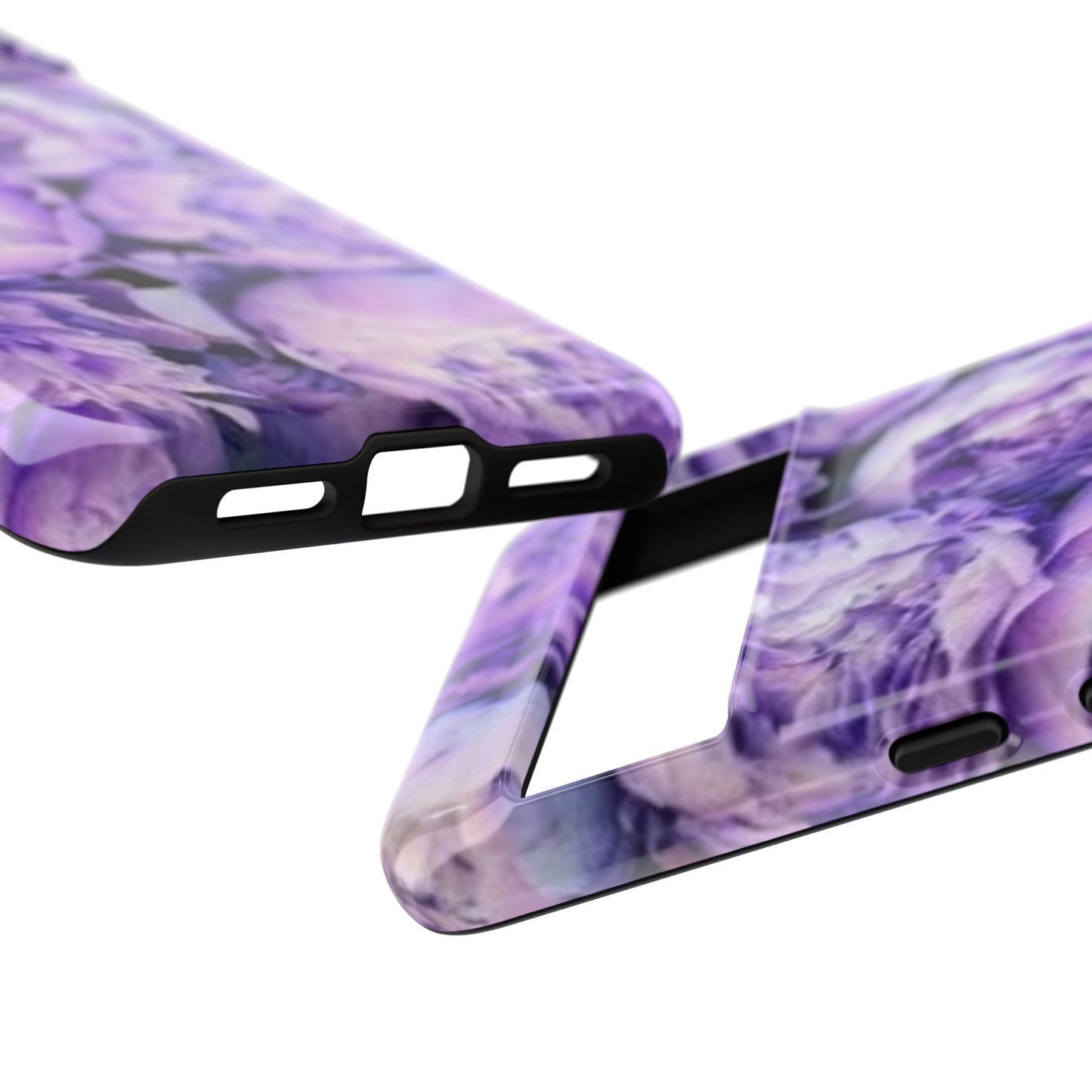 Purple Peony Tough Phone Case