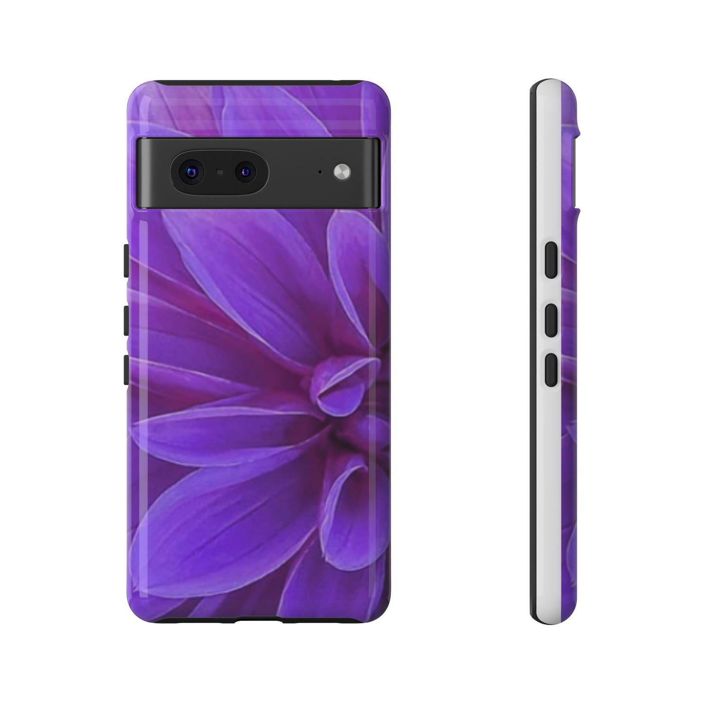 Purple Dahlia Tough Phone Case