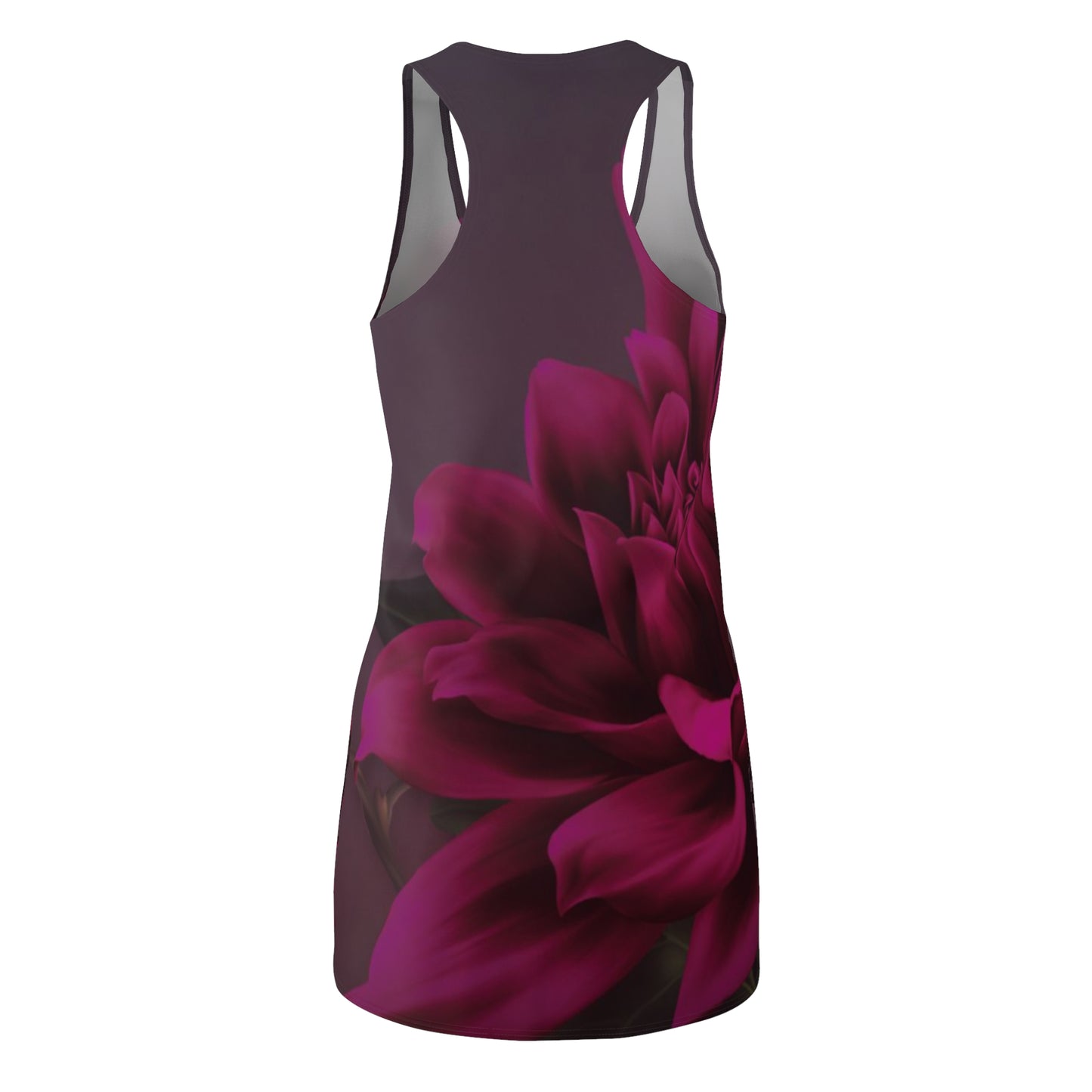 Magenta Dahlia Racerback Dress