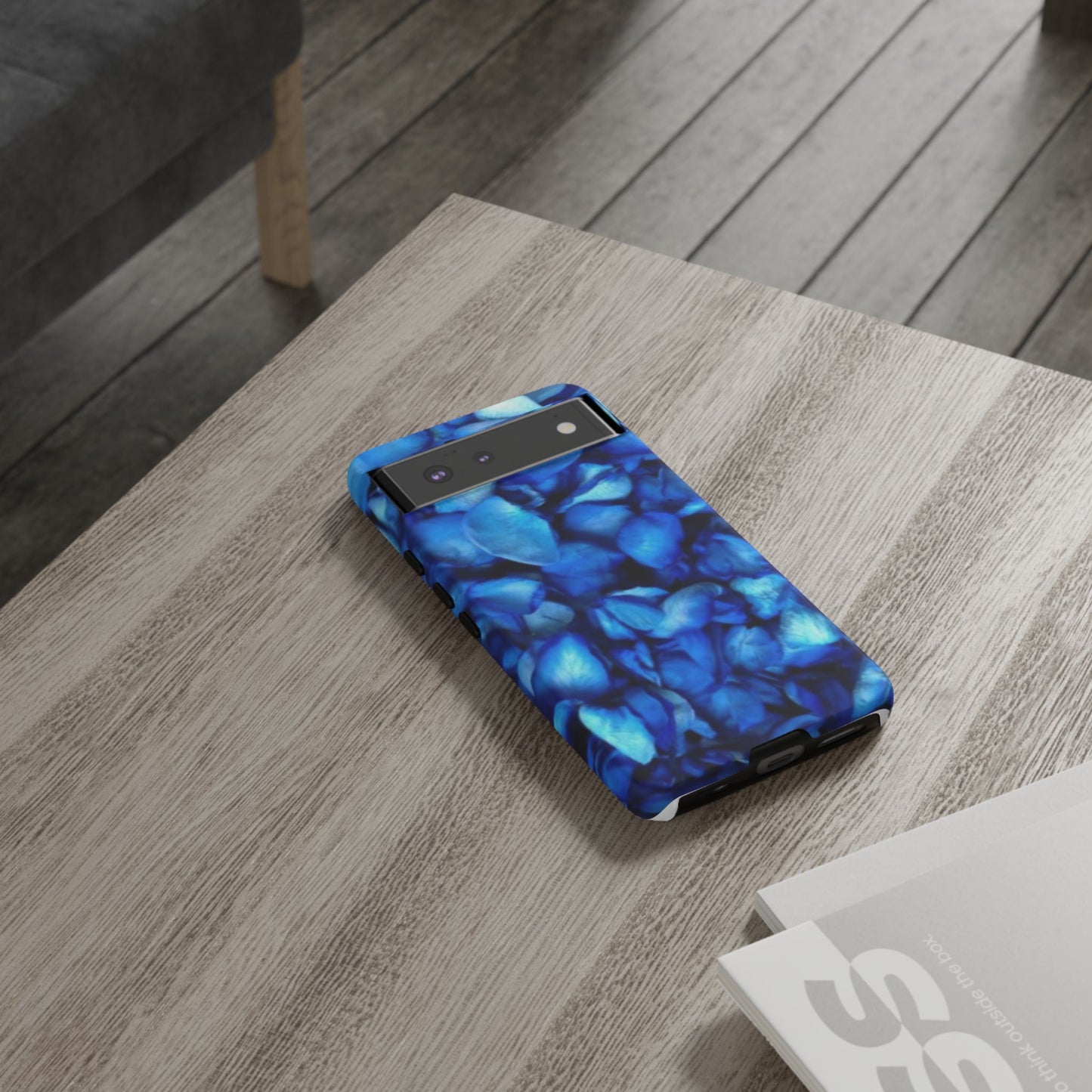 Blue Petals Tough Phone Case