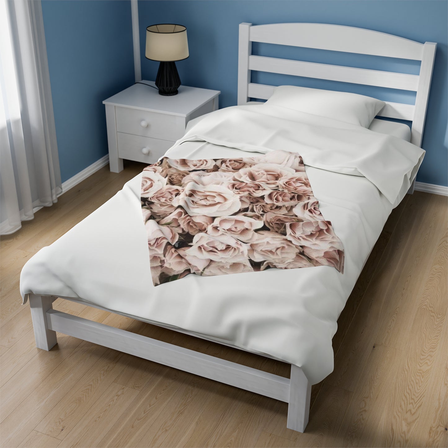 Light Pink Roses Blanket