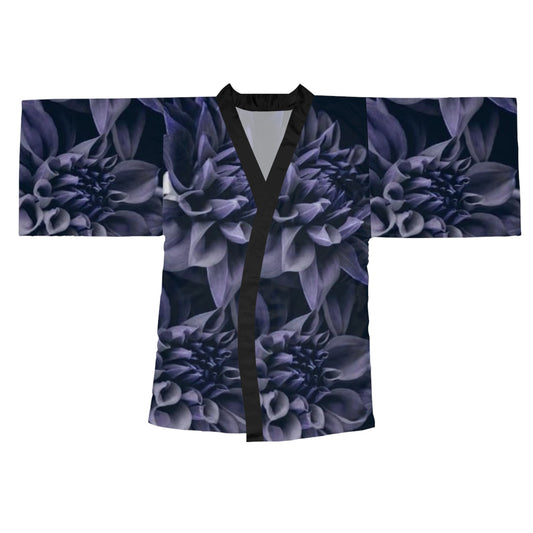Blue Dahlia Kimono Robe