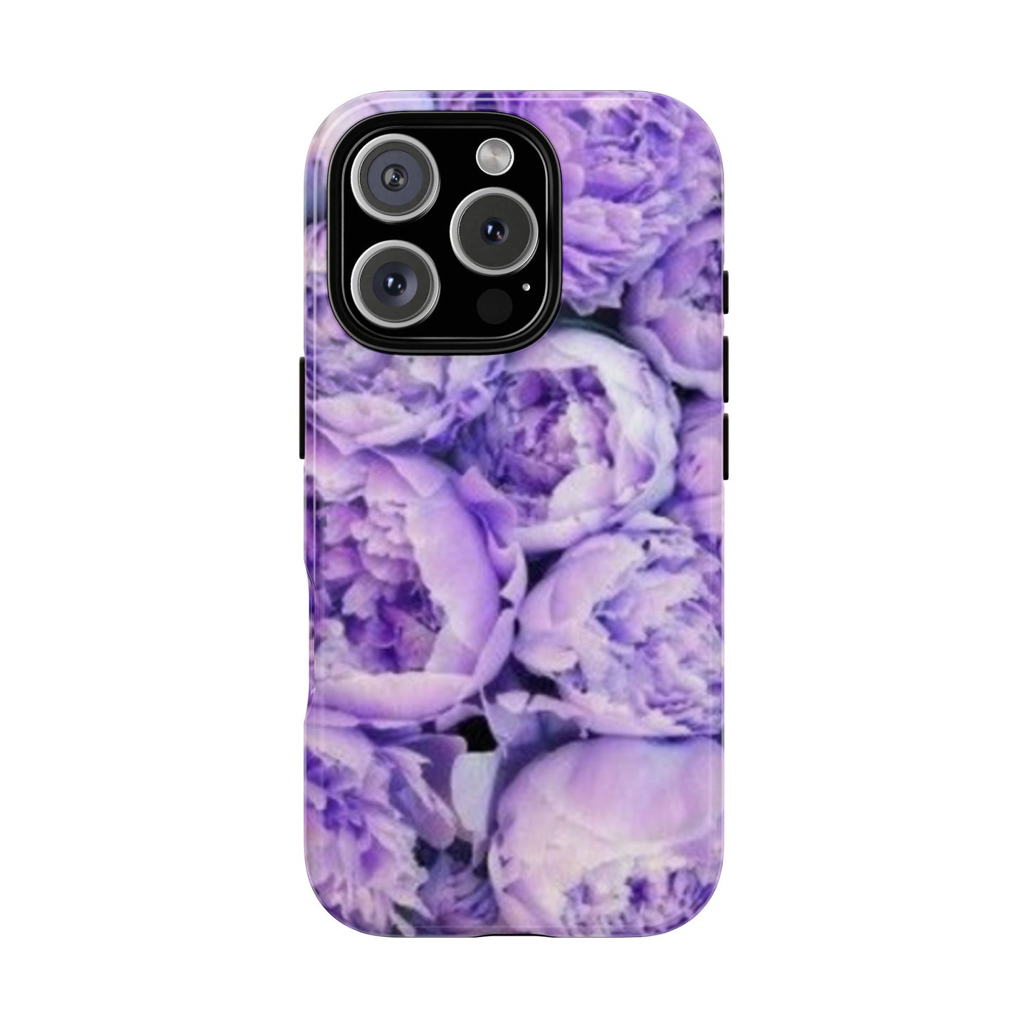 Purple Peony Tough Phone Case