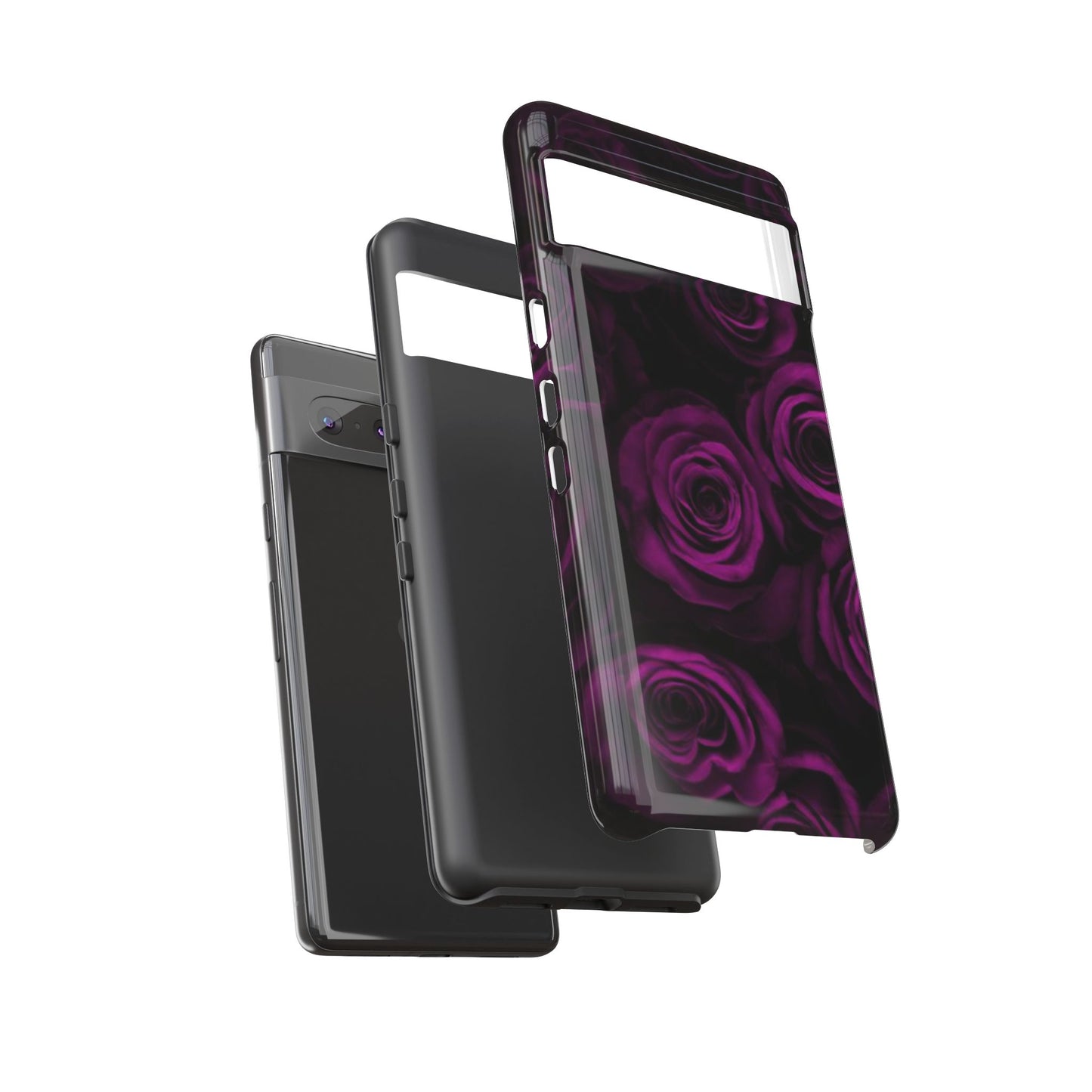 Dark Purple Roses Phone Tough Case