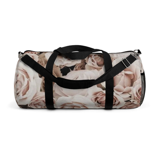 Light Pink Roses Floral Duffel Bag for Gym