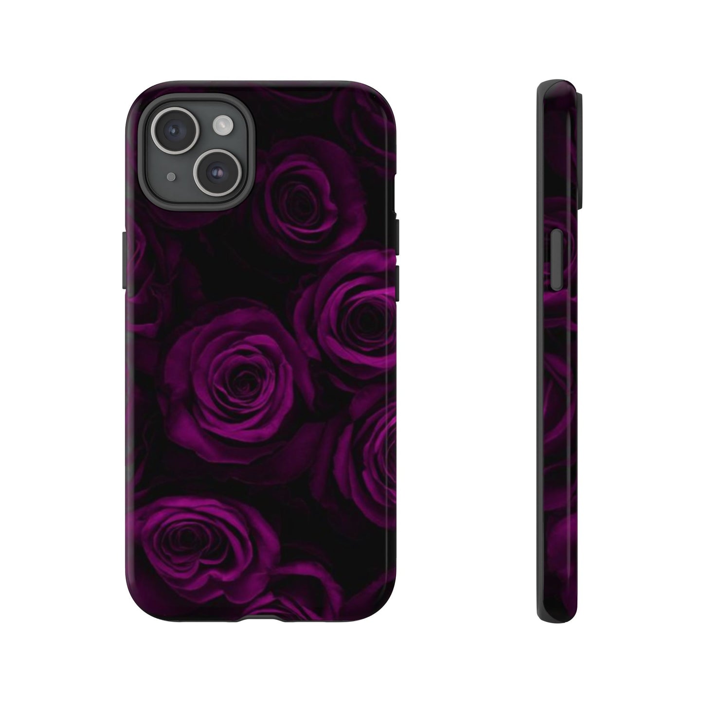 Dark Purple Roses Phone Tough Case