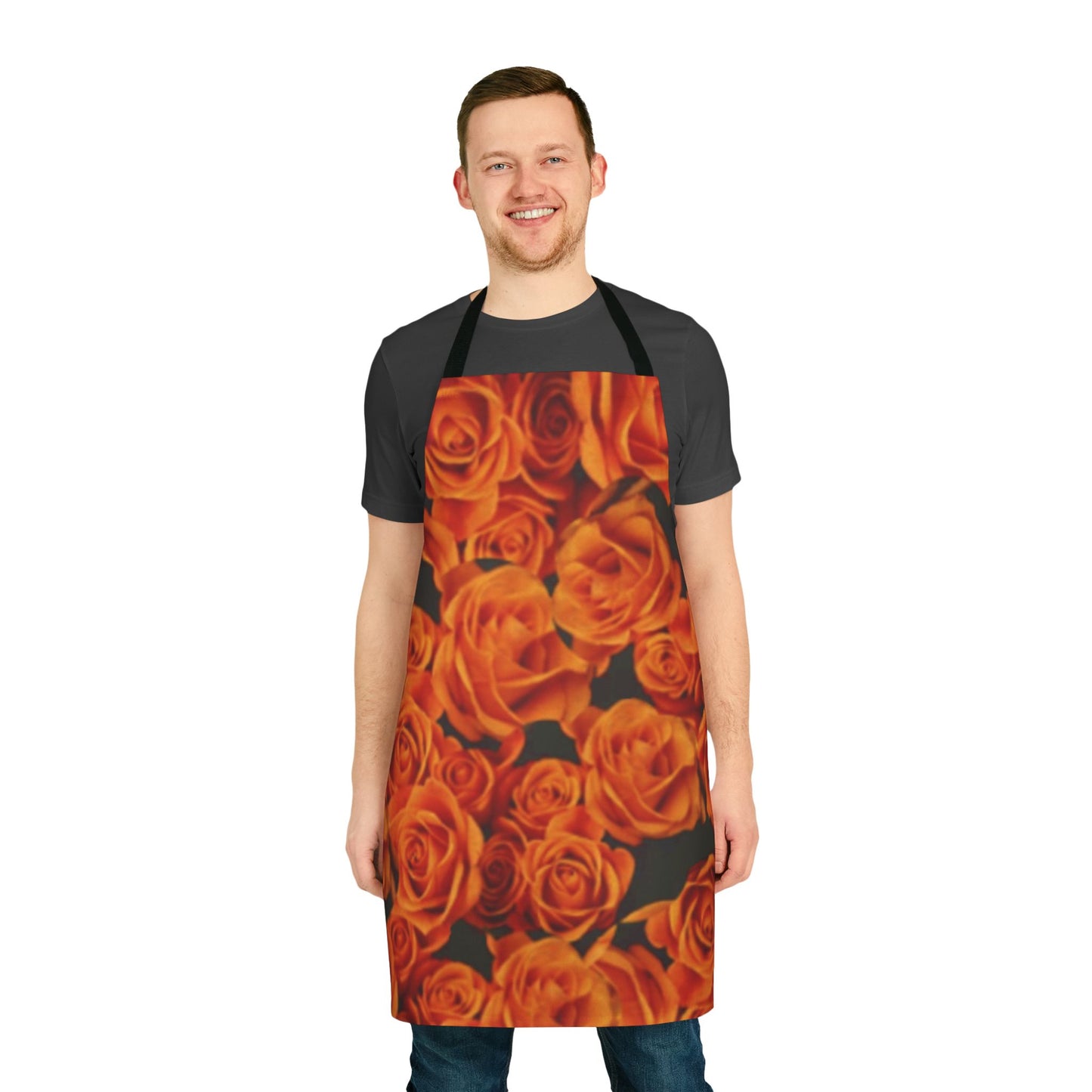 Orange Roses Apron