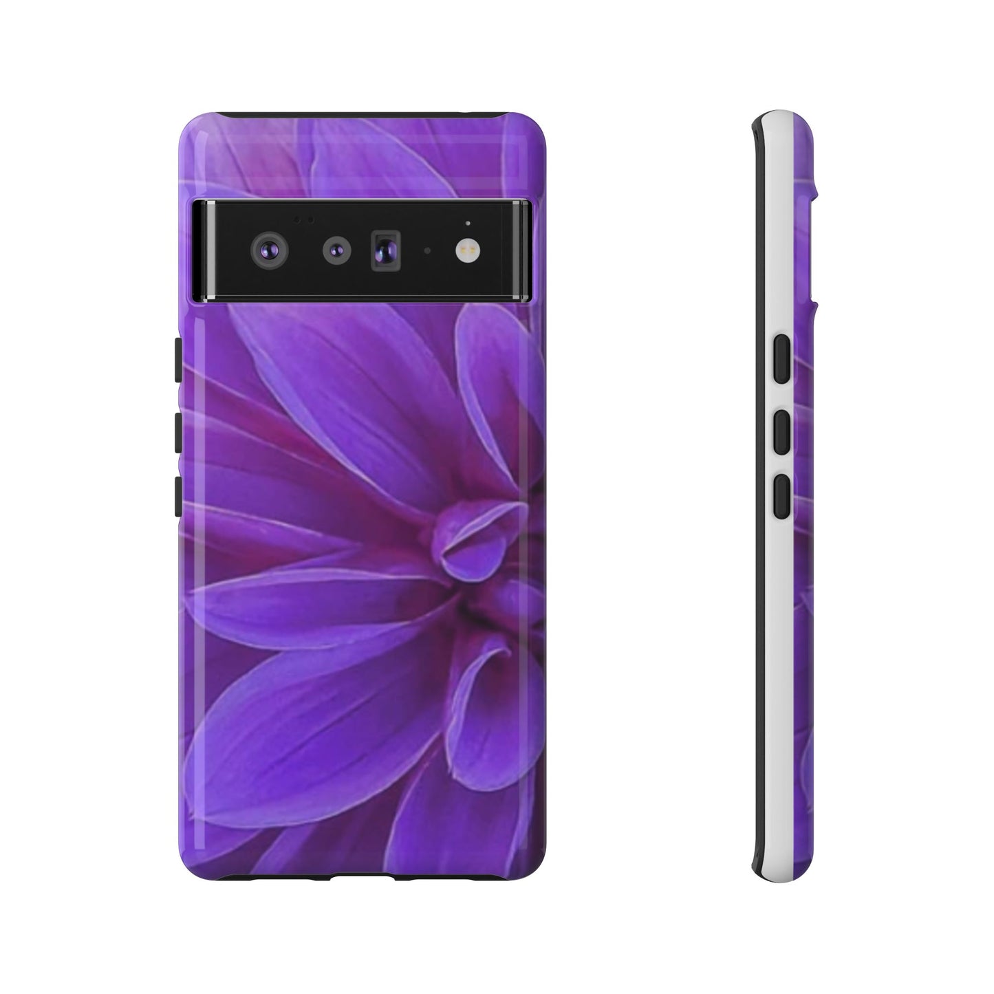 Purple Dahlia Tough Phone Case