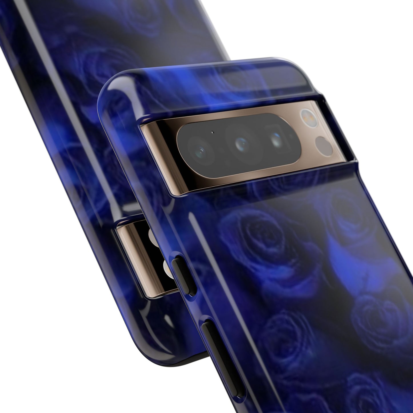 Dark Blue Roses Tough Phone Case