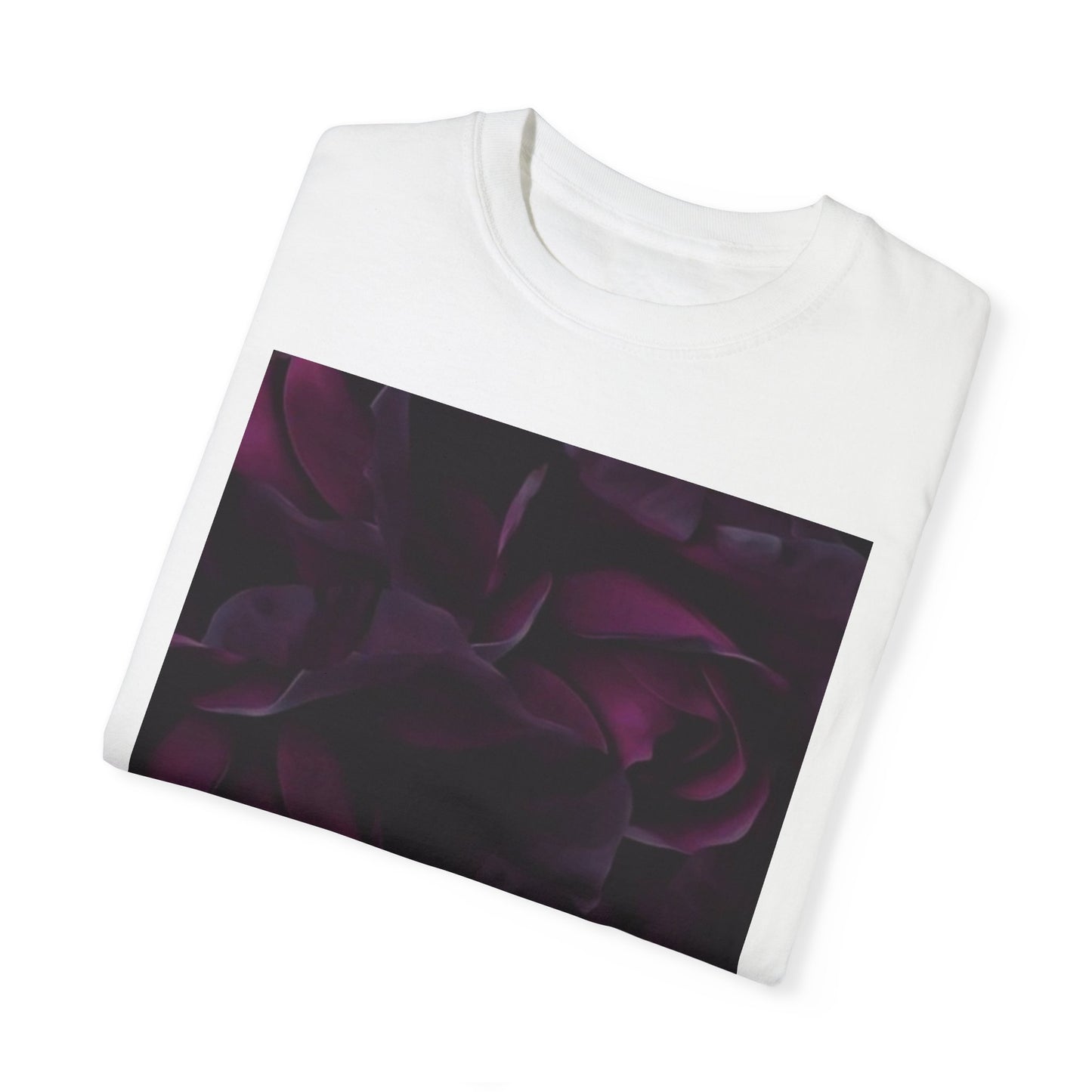 Dark Purple Floral T-shirt
