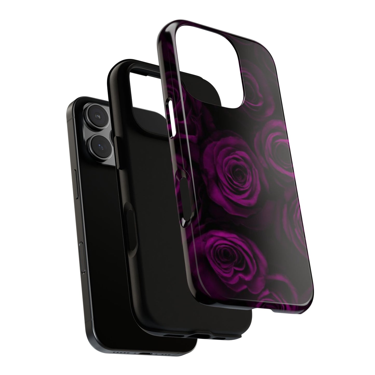 Dark Purple Roses Phone Tough Case