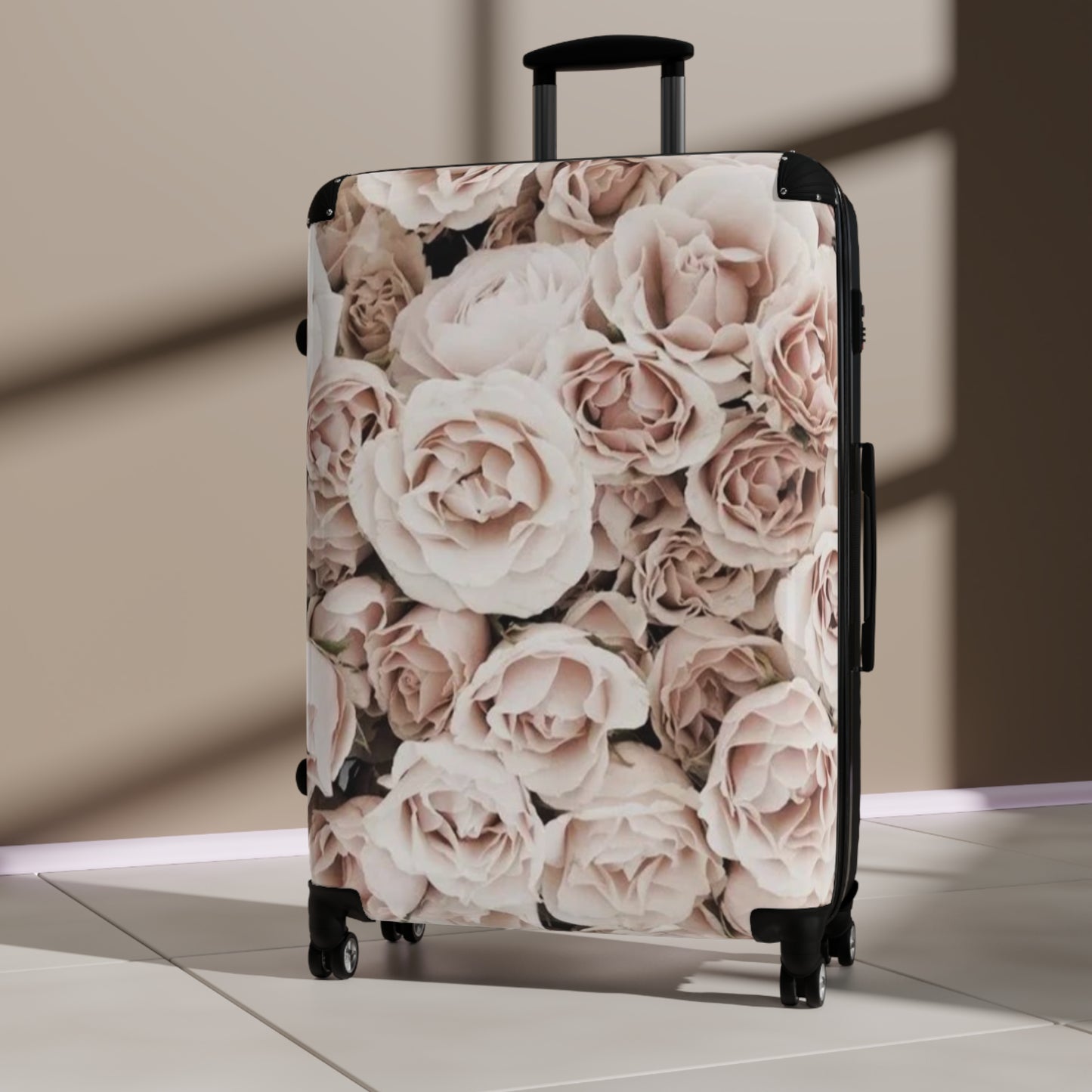 Light Pink Roses Suitcase