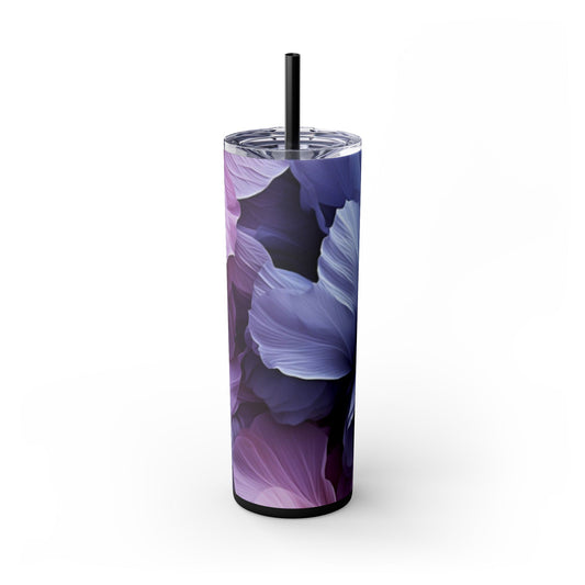 Floral Flow Skinny Tumbler – Durable Stainless Steel 20 oz