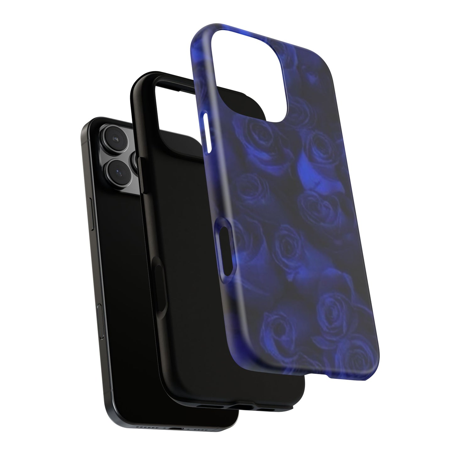 Dark Blue Roses Tough Phone Case