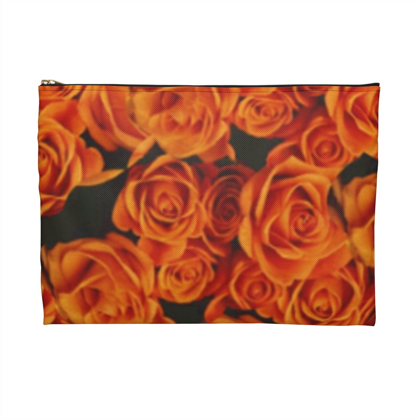 Orange Roses Accessory Pouch