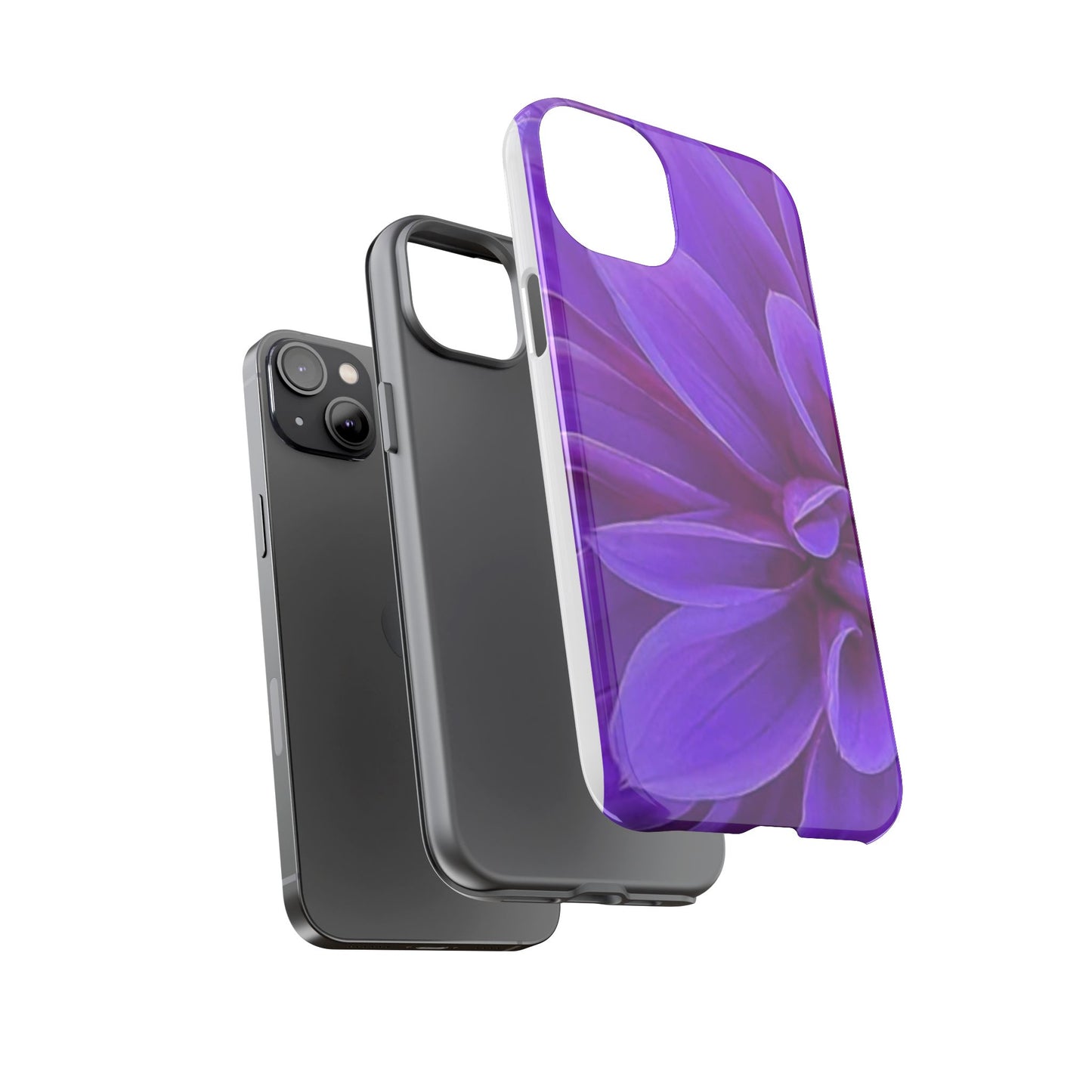 Purple Dahlia Tough Phone Case