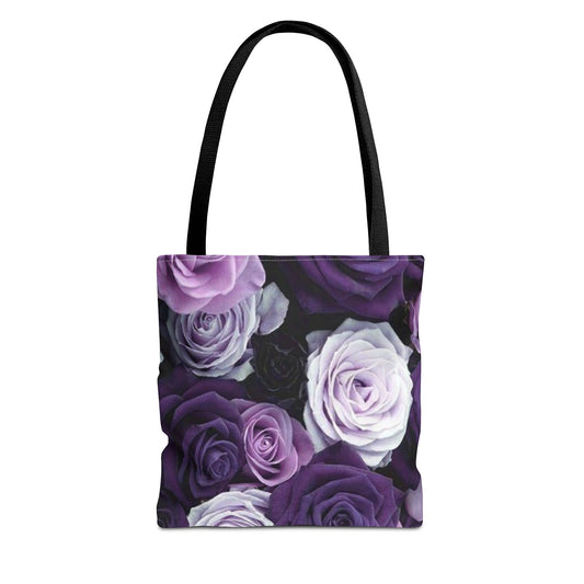 Purple Roses Floral Tote Bag for Women – Elegant & Spacious
