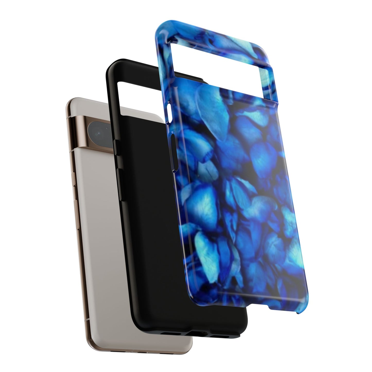 Blue Petals Tough Phone Case