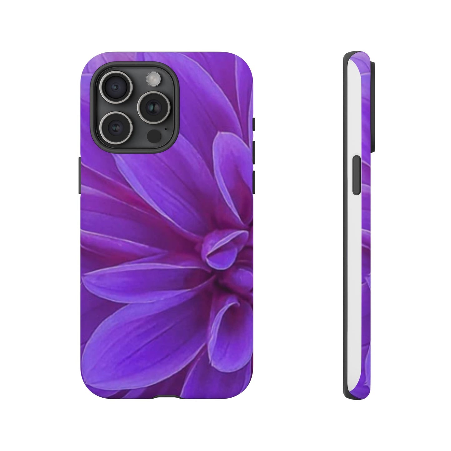 Purple Dahlia Tough Phone Case