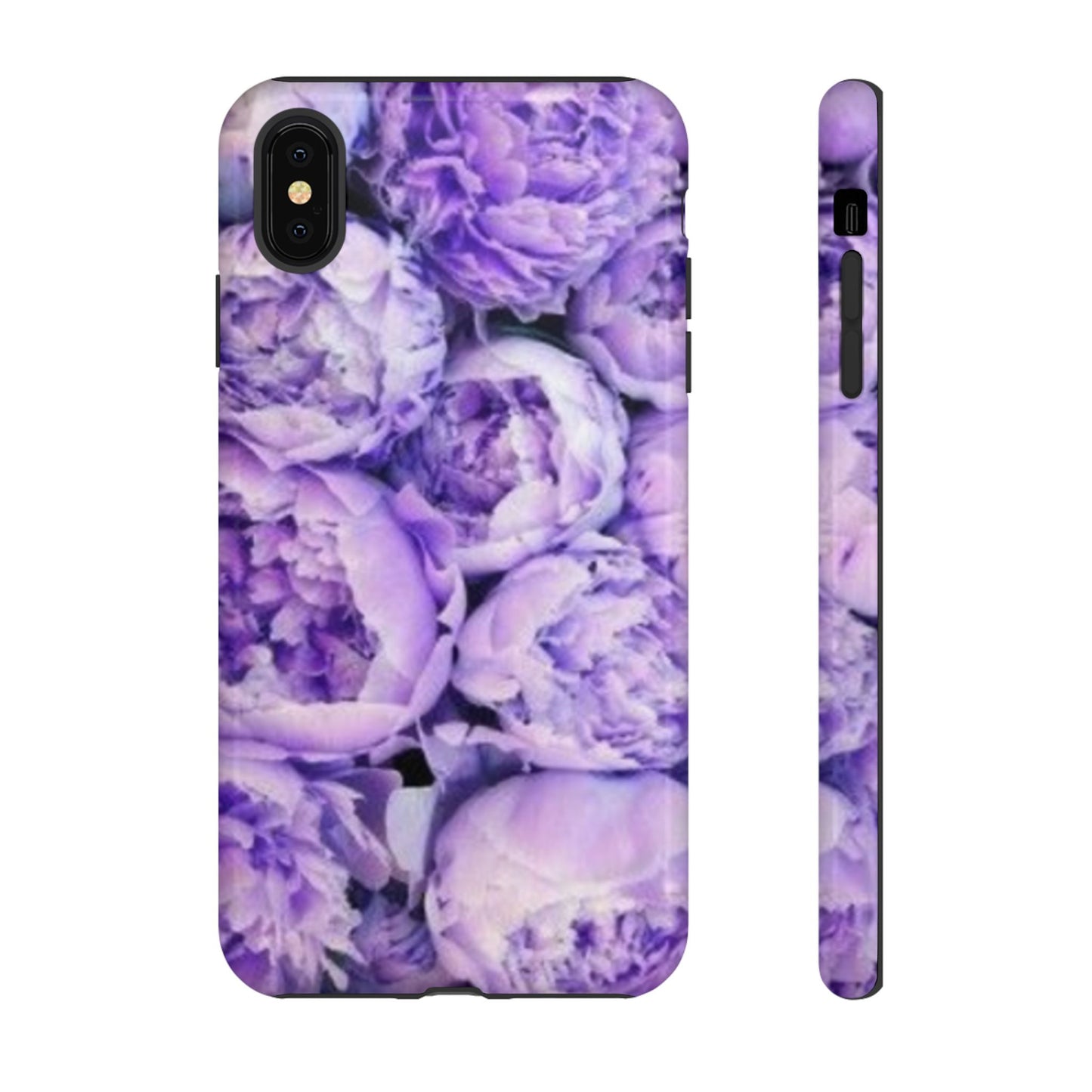 Purple Peony Tough Phone Case