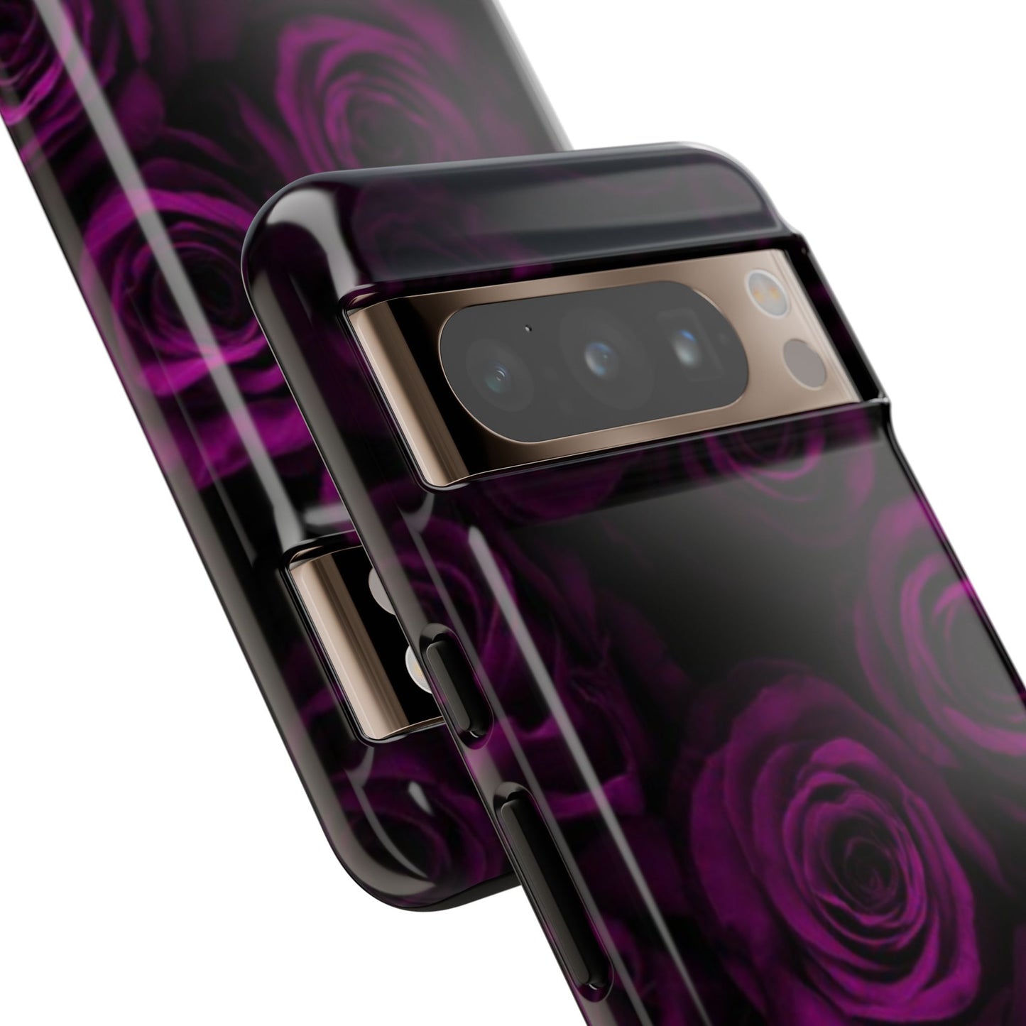 Dark Purple Roses Phone Tough Case