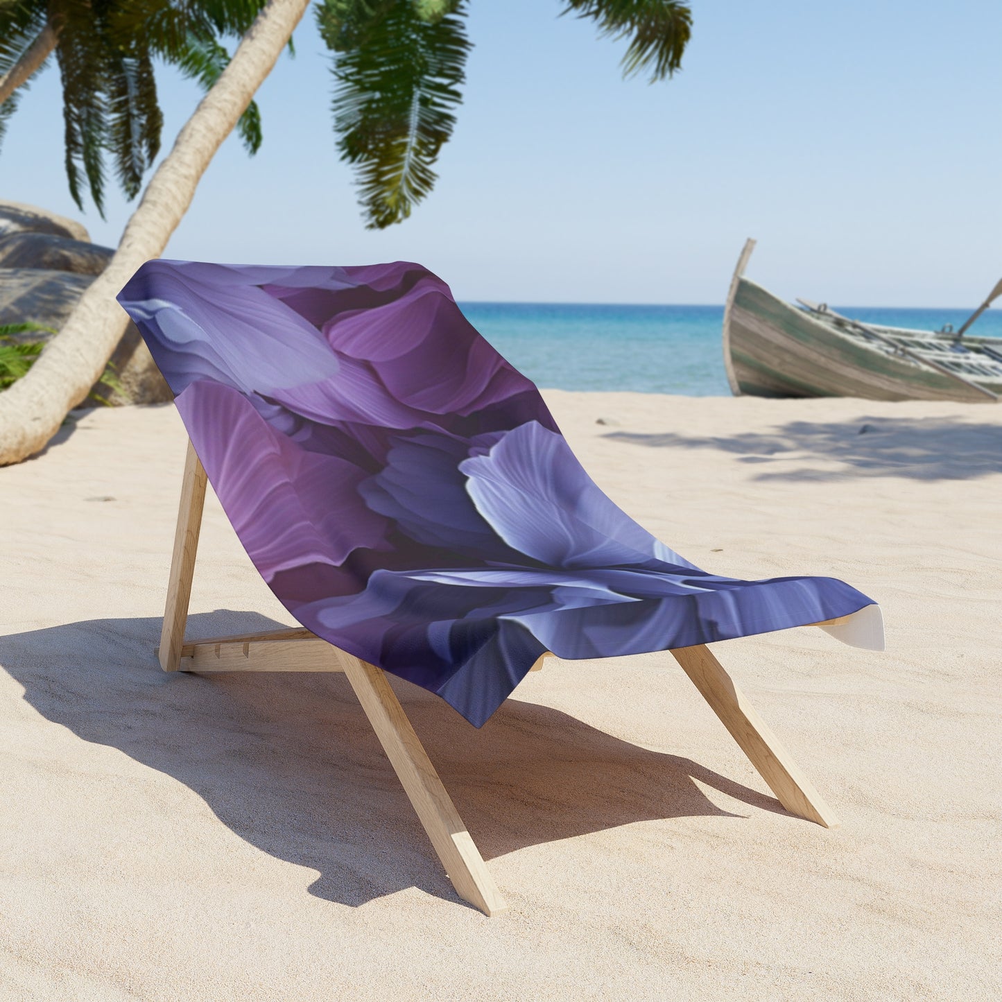 Floral Flow Beach Towel
