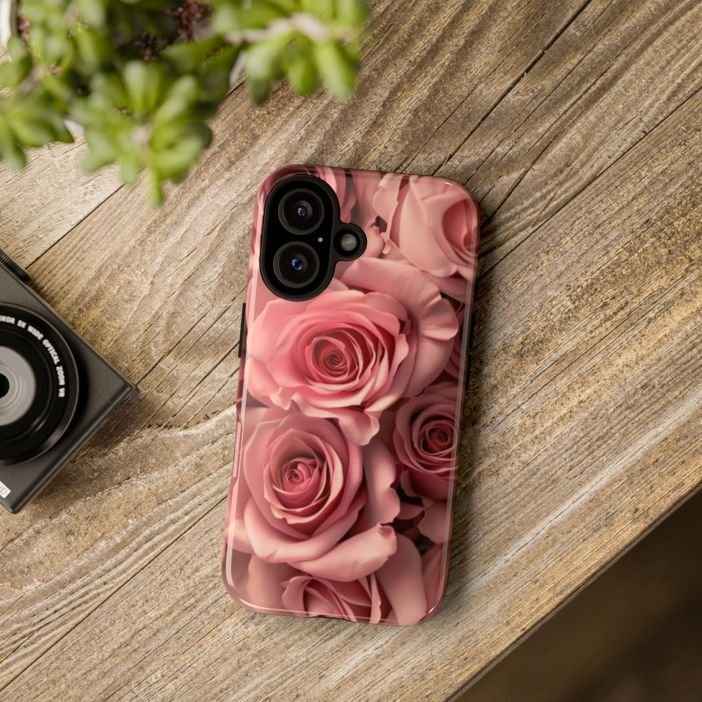 Pink Roses Tough Phone Case