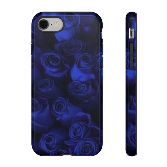 Dark Blue Roses Tough Phone Case