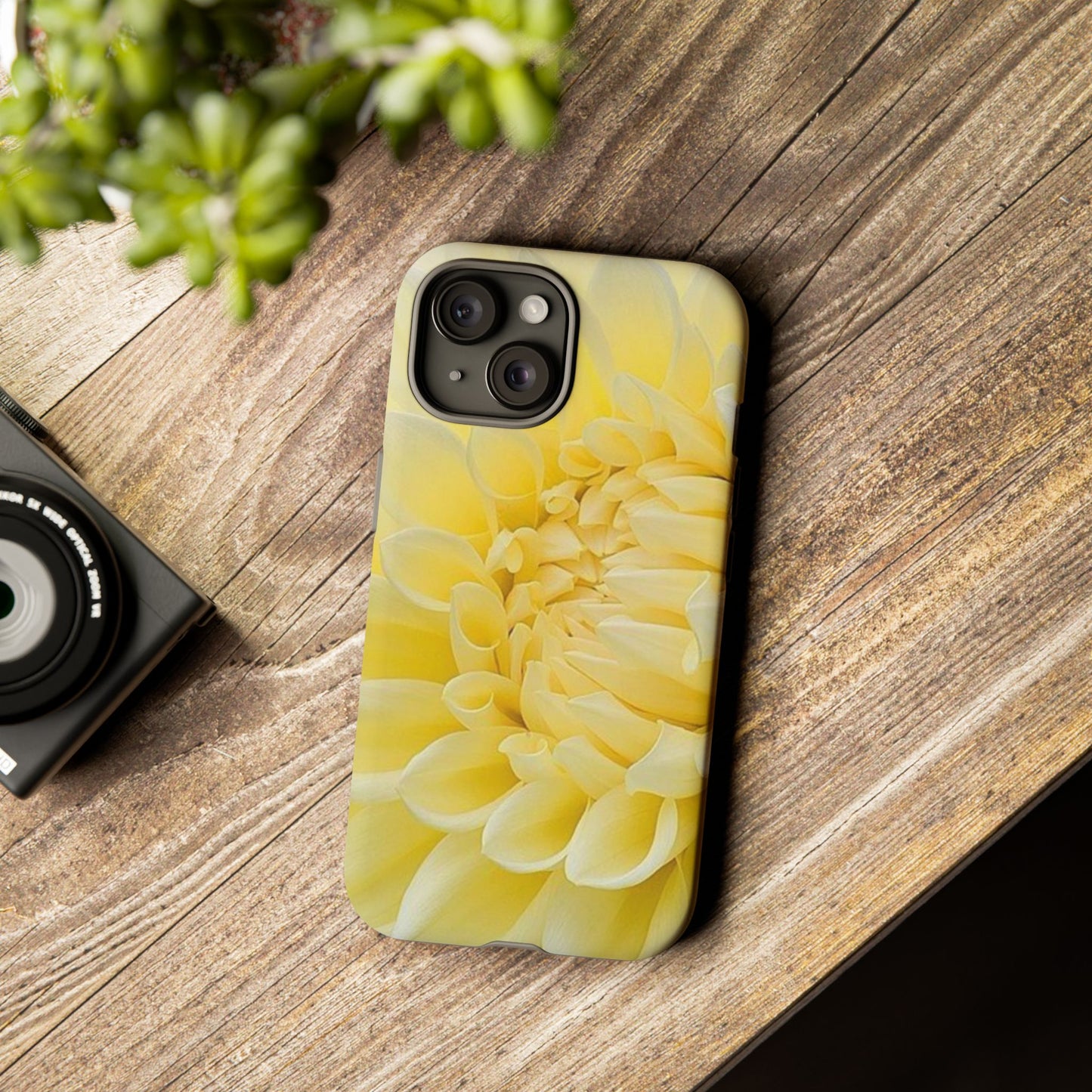 Yellow Dahlia Phone Tough Case