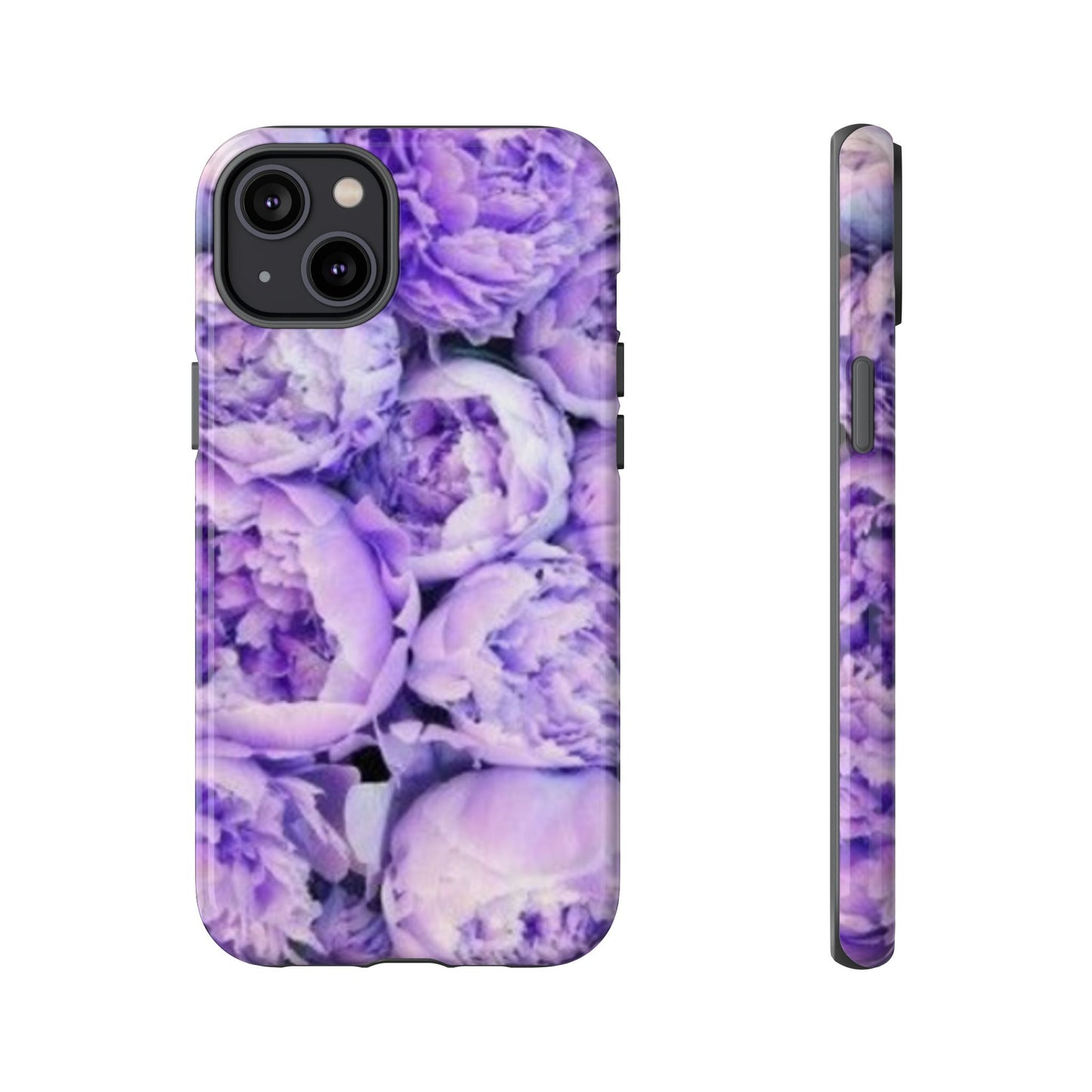 Purple Peony Tough Phone Case