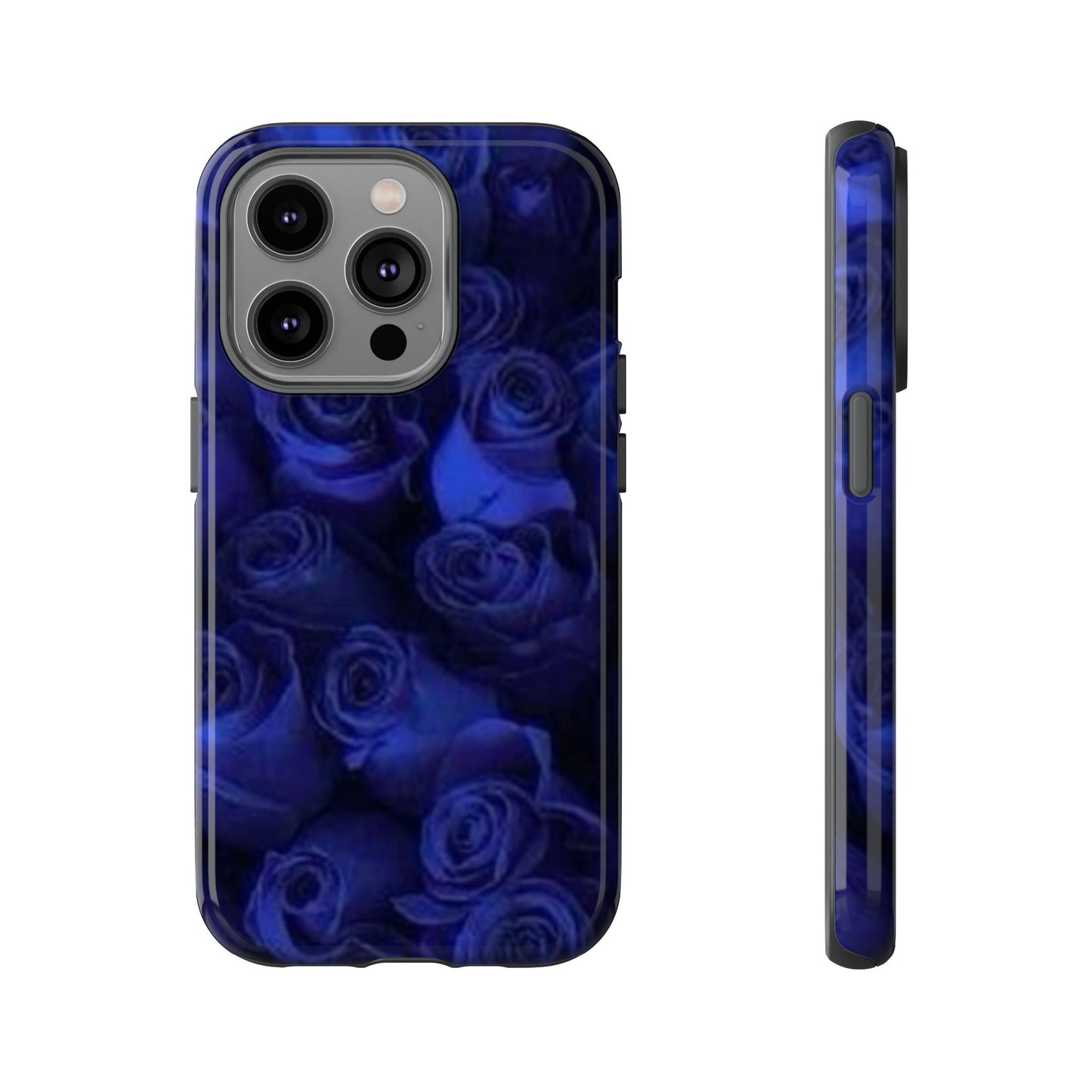 Dark Blue Roses Tough Phone Case