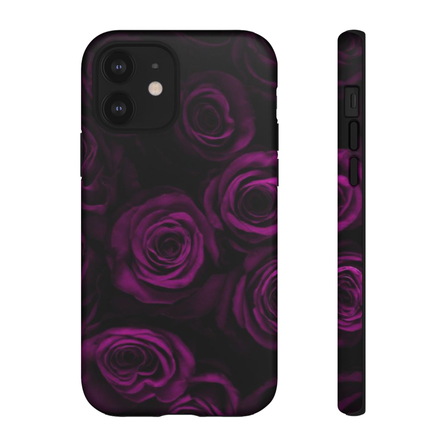 Dark Purple Roses Phone Tough Case