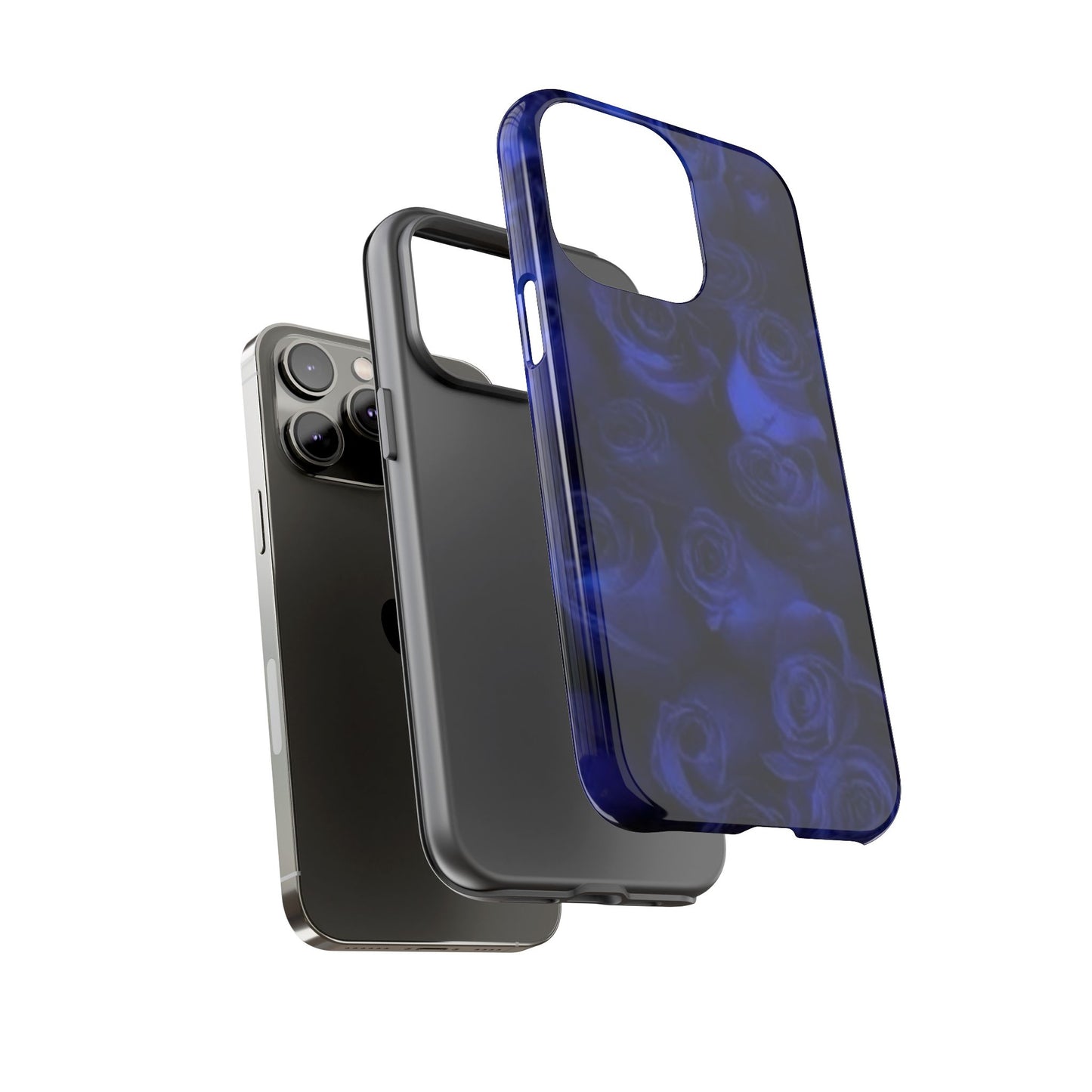 Dark Blue Roses Tough Phone Case