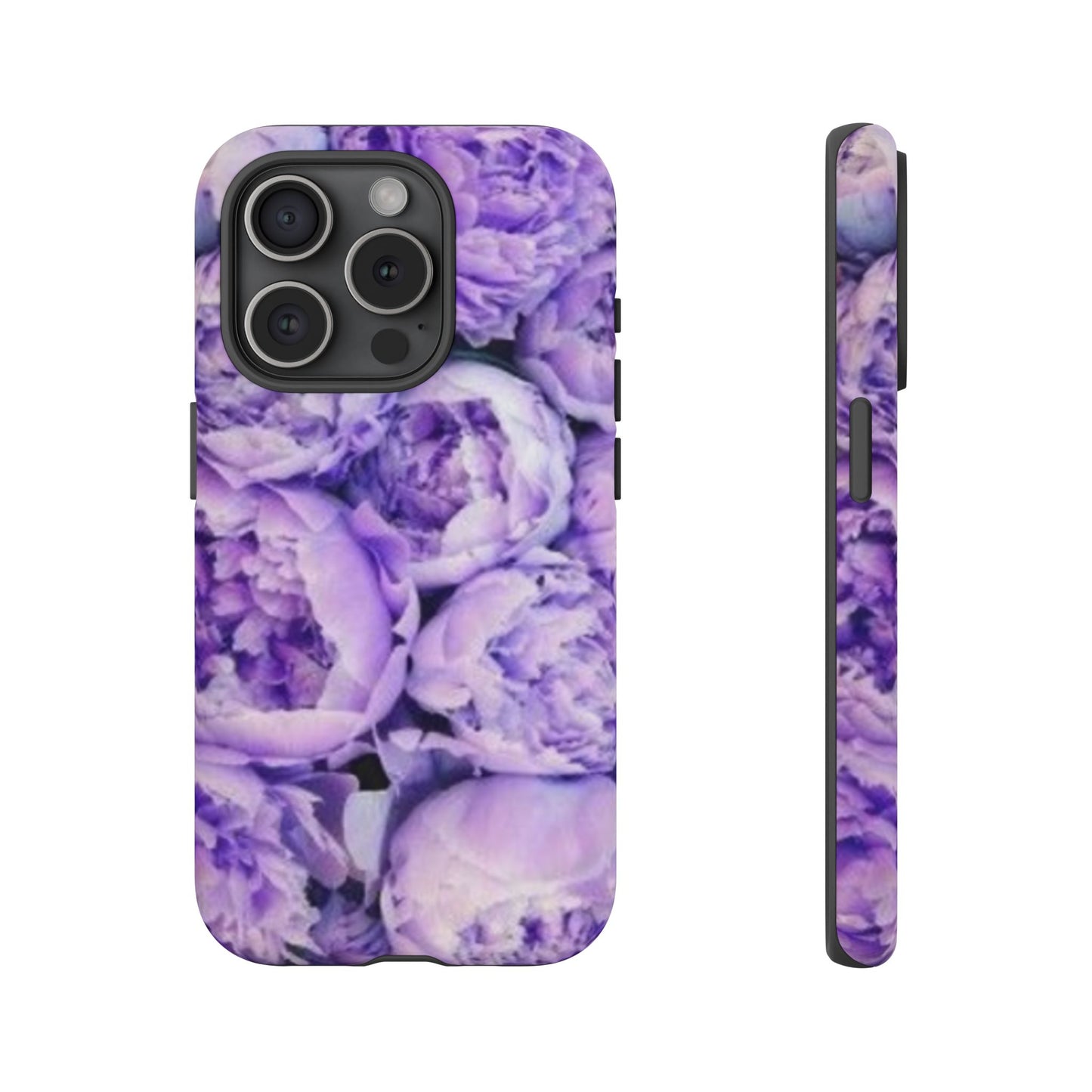 Purple Peony Tough Phone Case