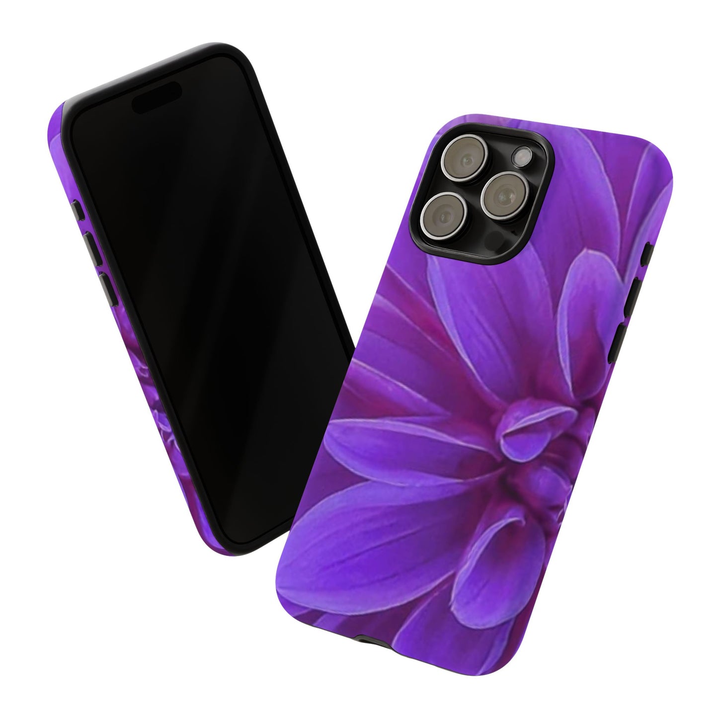 Purple Dahlia Tough Phone Case