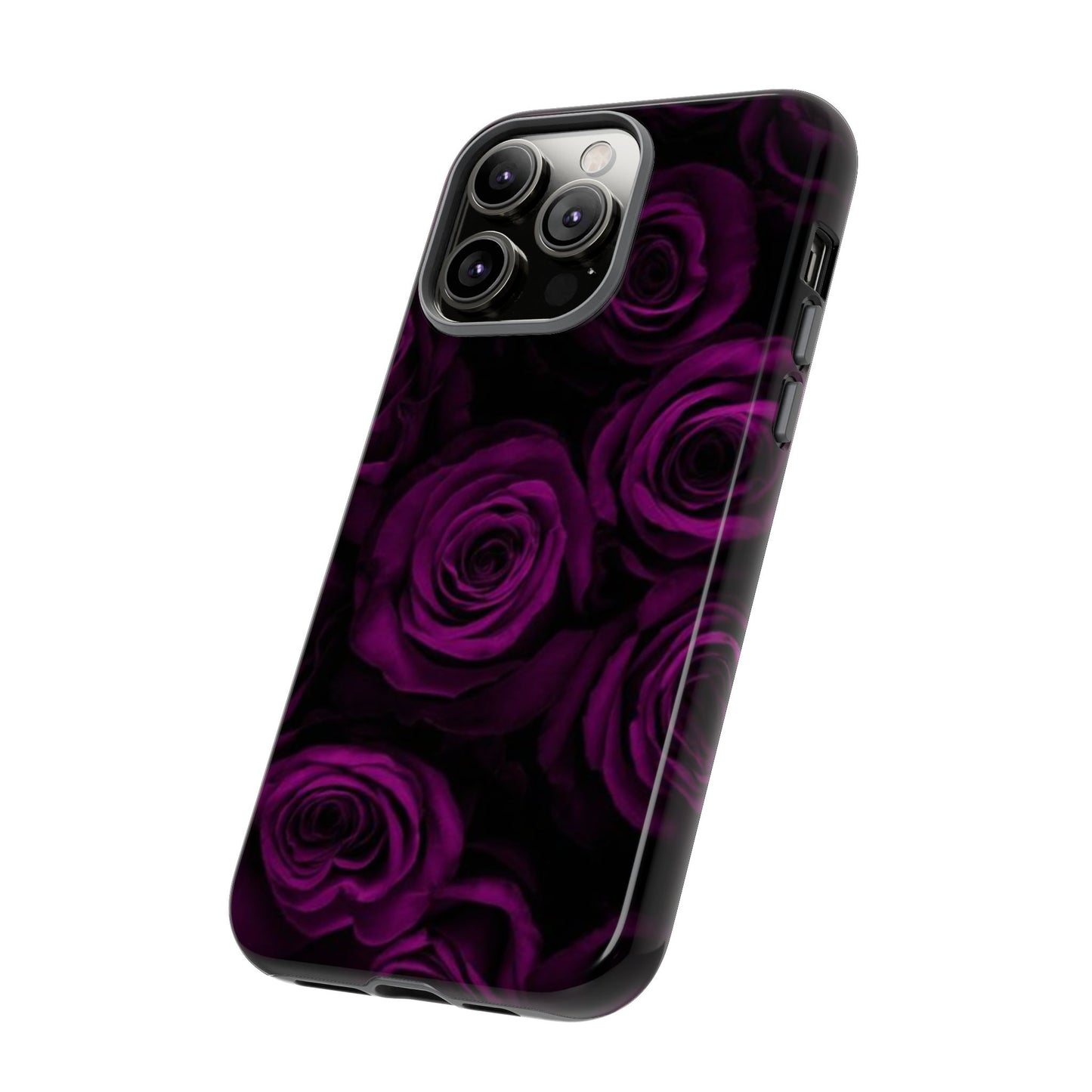 Dark Purple Roses Phone Tough Case